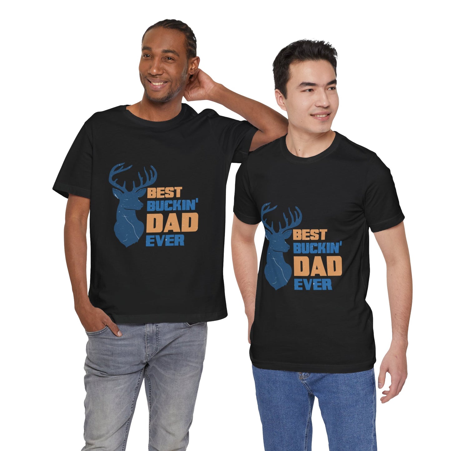 Best Buckin' Dad Ever Unisex Jersey Short Sleeve Tee