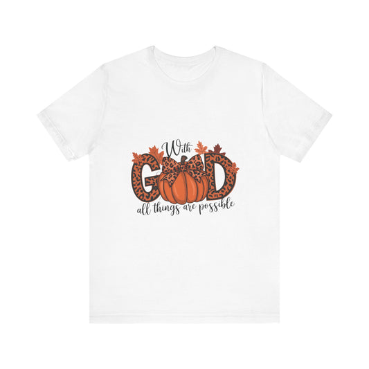 With God Unisex Jersey Short Sleeve Tee