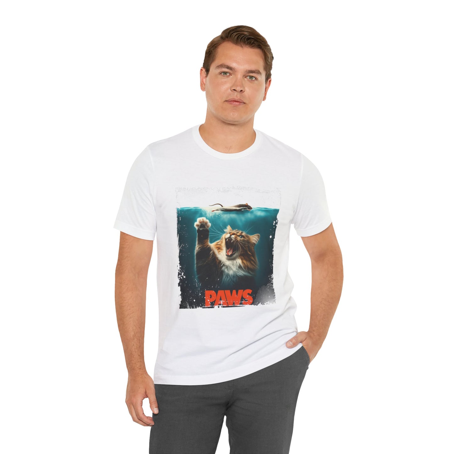 Paws 2 Attack of the Fluff Unisex Jersey Short Sleeve Tee