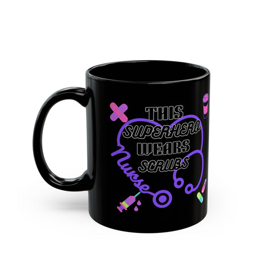Nurse's Black Mug (11oz, 15oz)