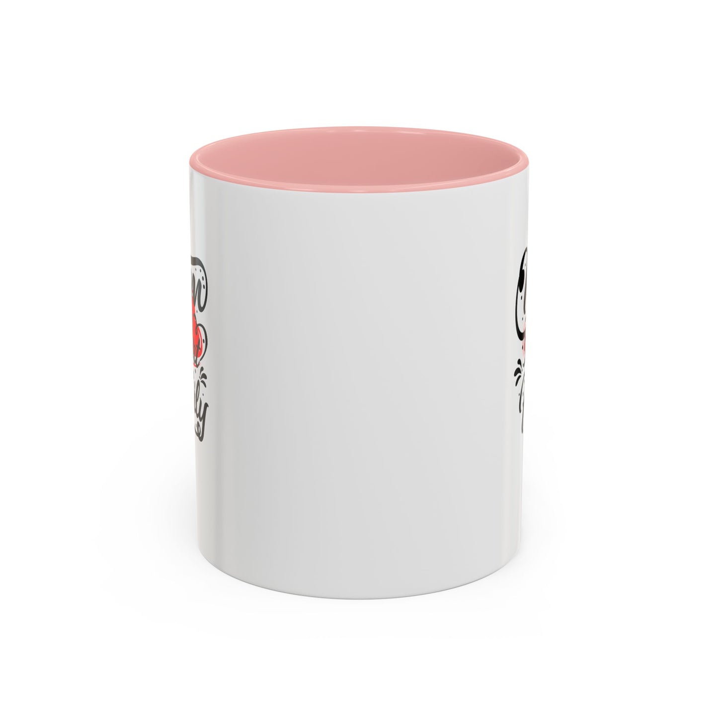 Mom Heart Of The Family Accent Coffee Mug, 11oz