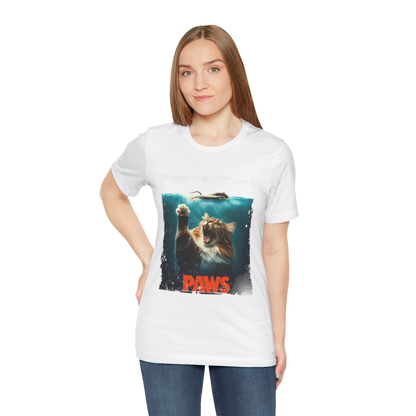 Paws 2 Attack of the Fluff Unisex Jersey Short Sleeve Tee