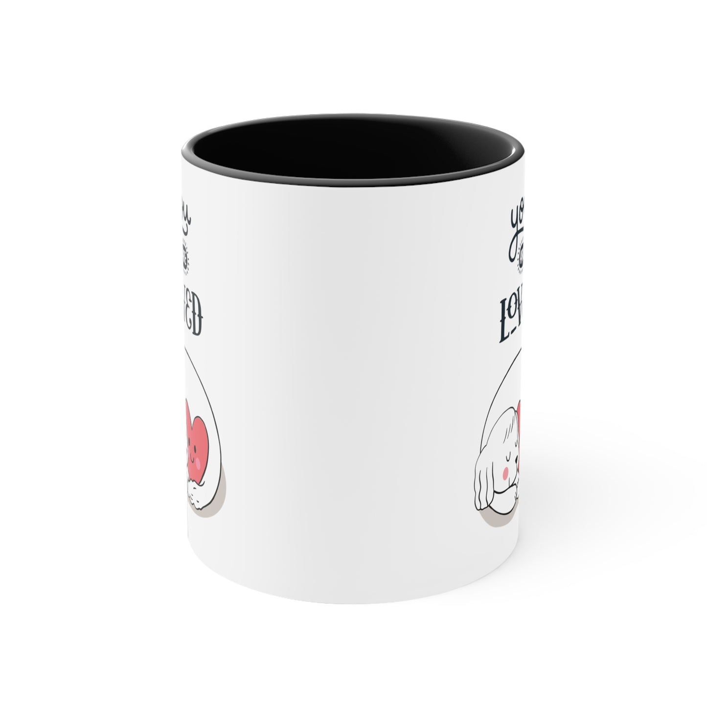 You are Loved Accent Coffee Mug, 11oz