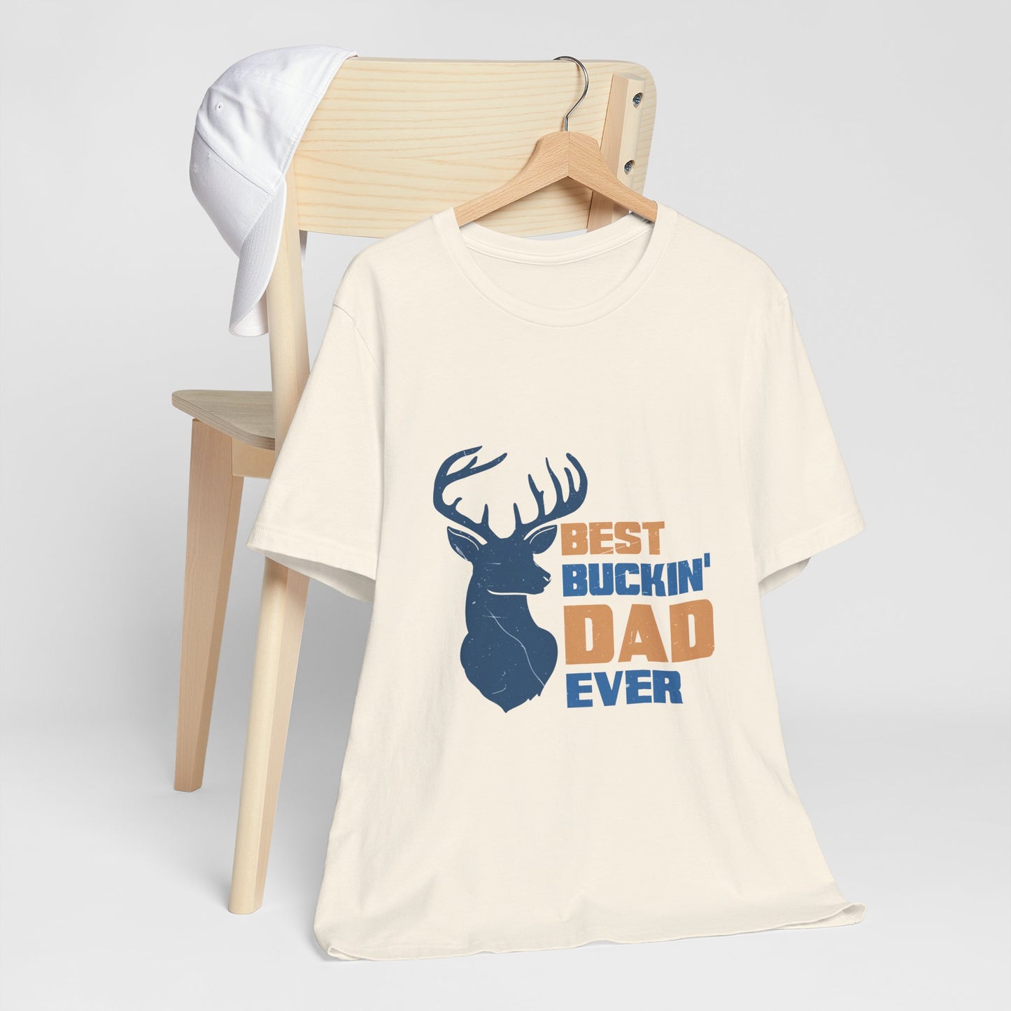 Best Buckin' Dad Ever Unisex Jersey Short Sleeve Tee