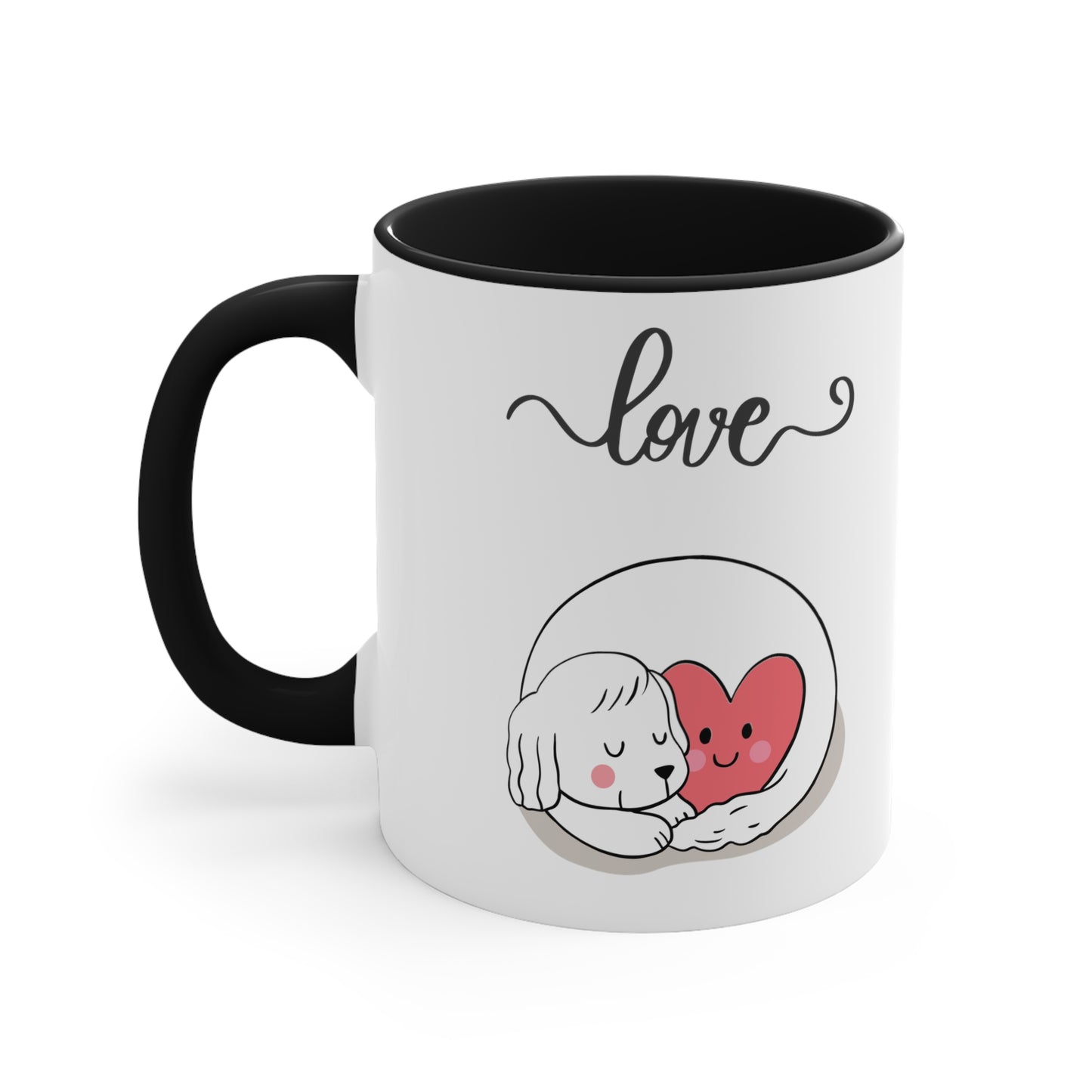 Love Accent Coffee Mug, 11oz