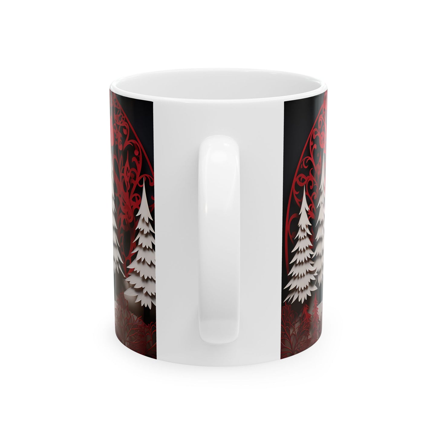 Beautiful 3D Ceramic Mug, (11oz, 15oz)
