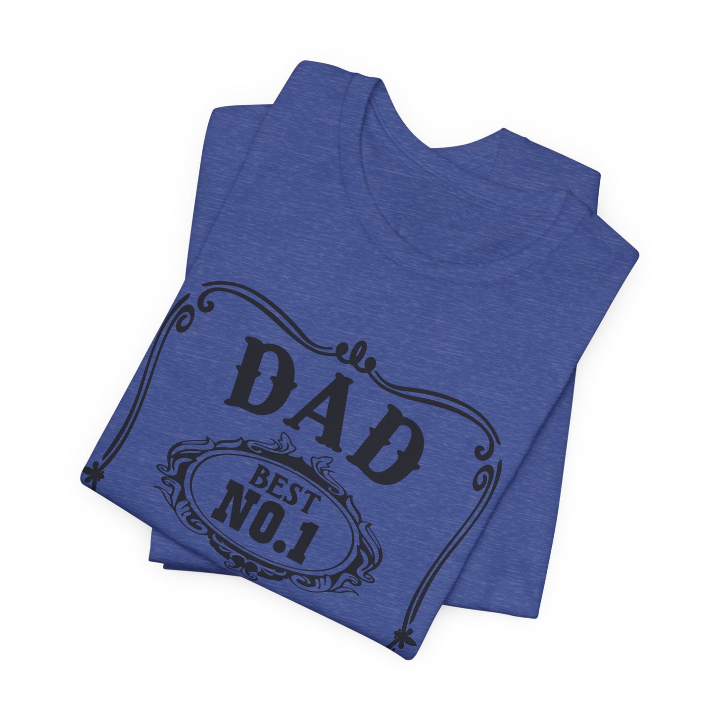 Best No.1 Dad The man, The Myth, The Legend Unisex Jersey Short Sleeve Tee