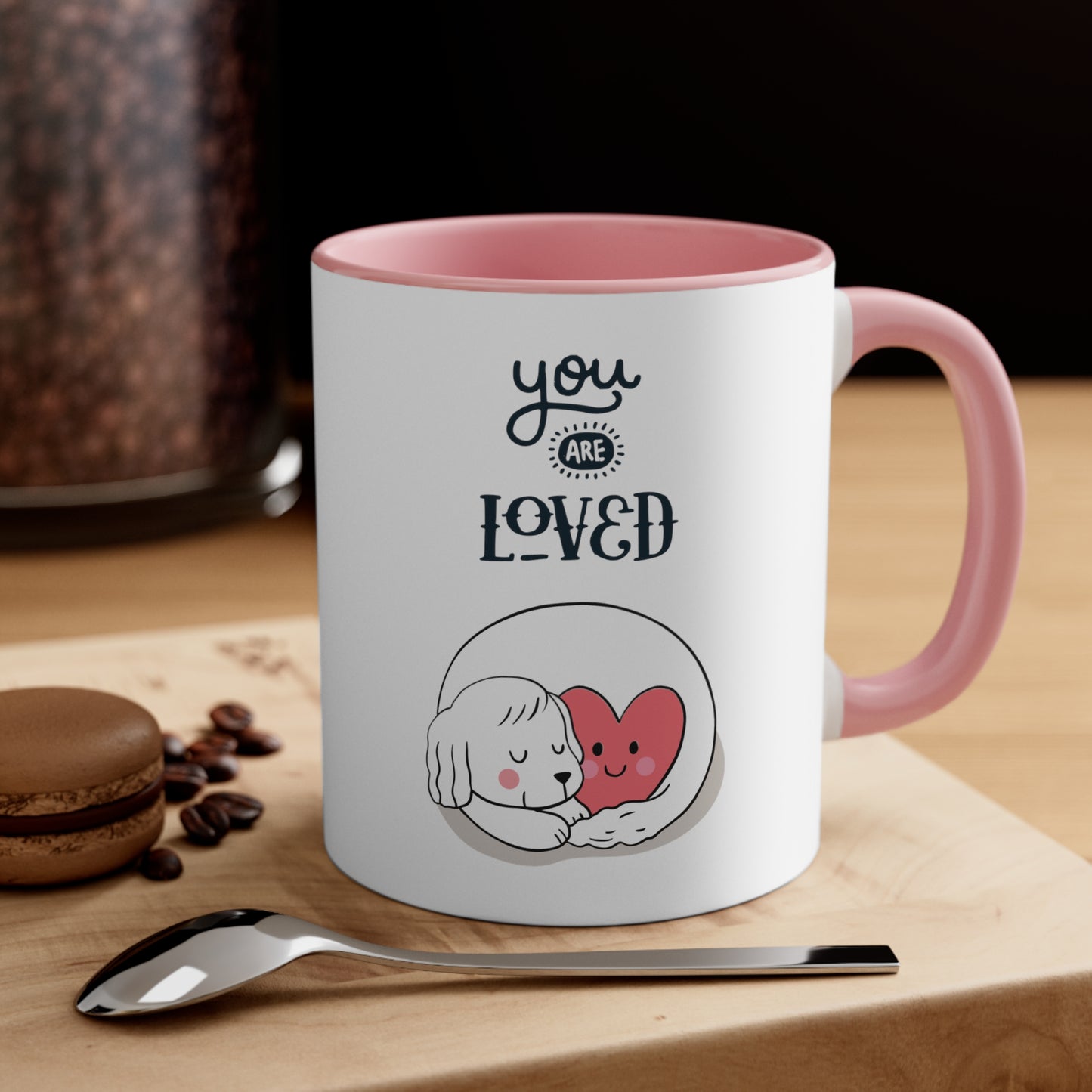 You are Loved Accent Coffee Mug, 11oz