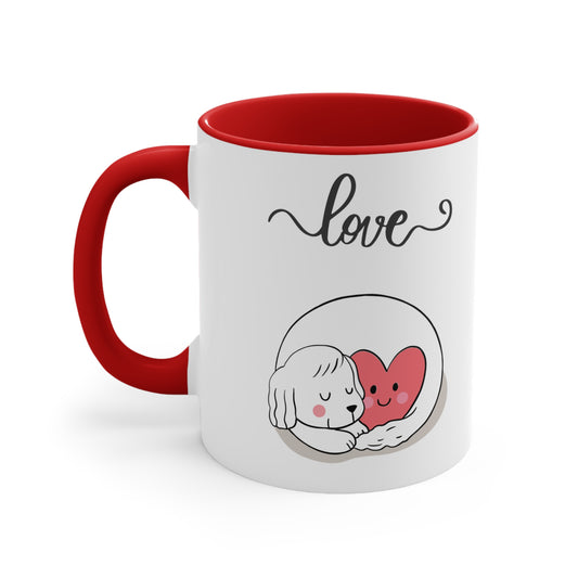 Love Accent Coffee Mug, 11oz