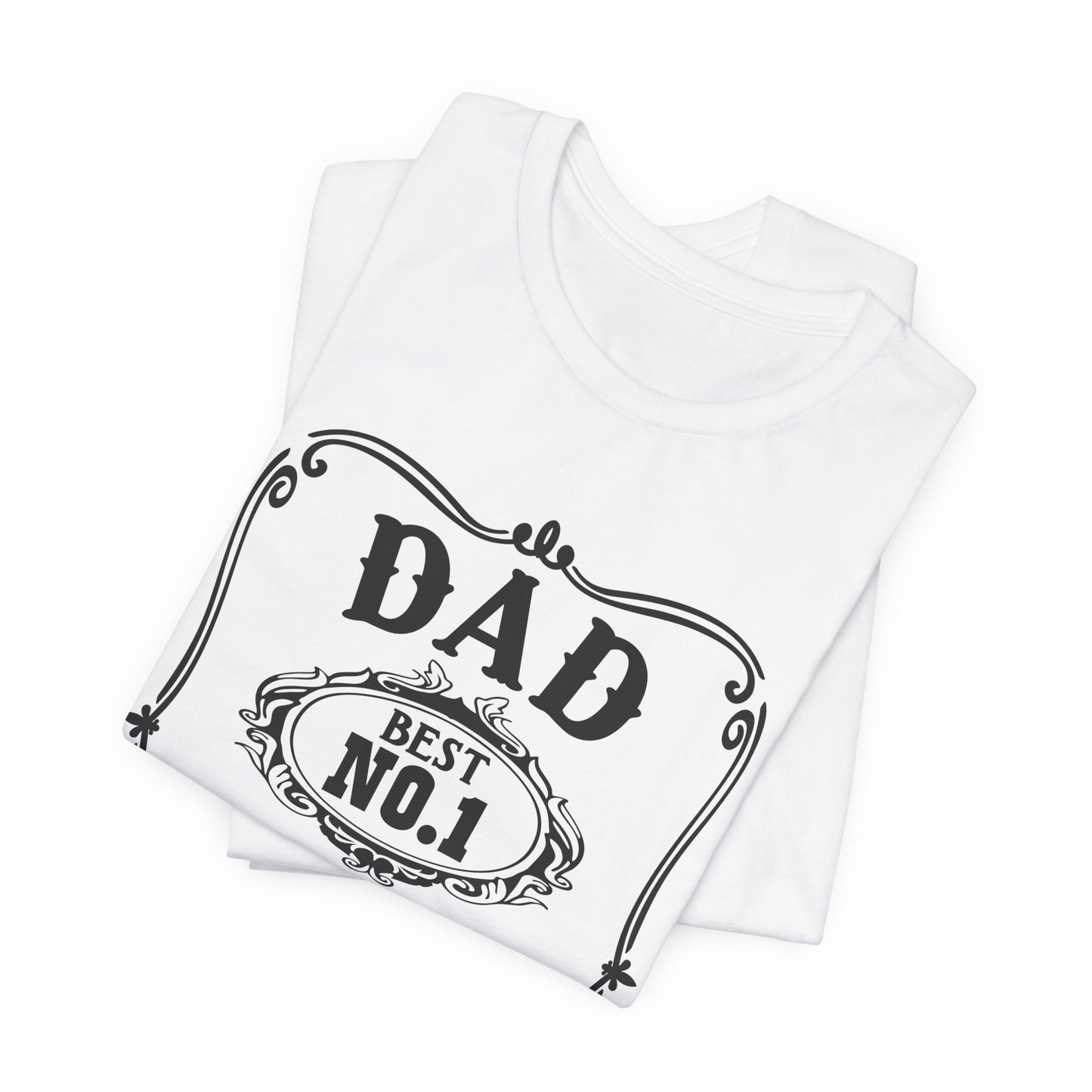 Best No.1 Dad The man, The Myth, The Legend Unisex Jersey Short Sleeve Tee