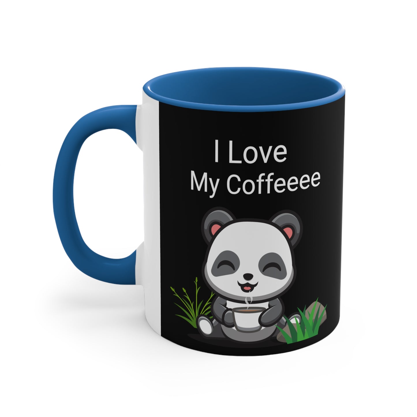 I love My Coffee Black Accent Coffee Mug, 11oz