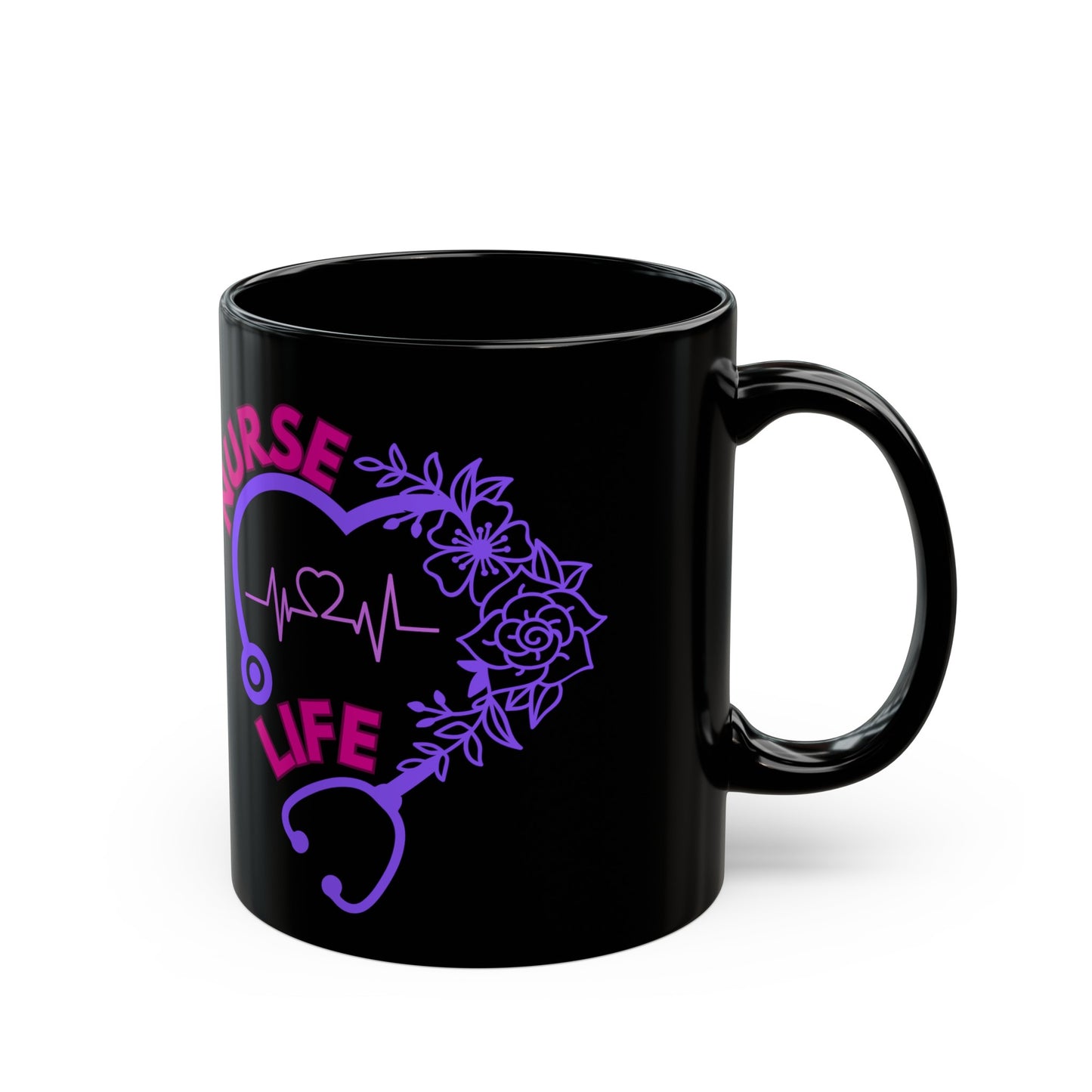 NURSE Black Mug (11oz, 15 oz)