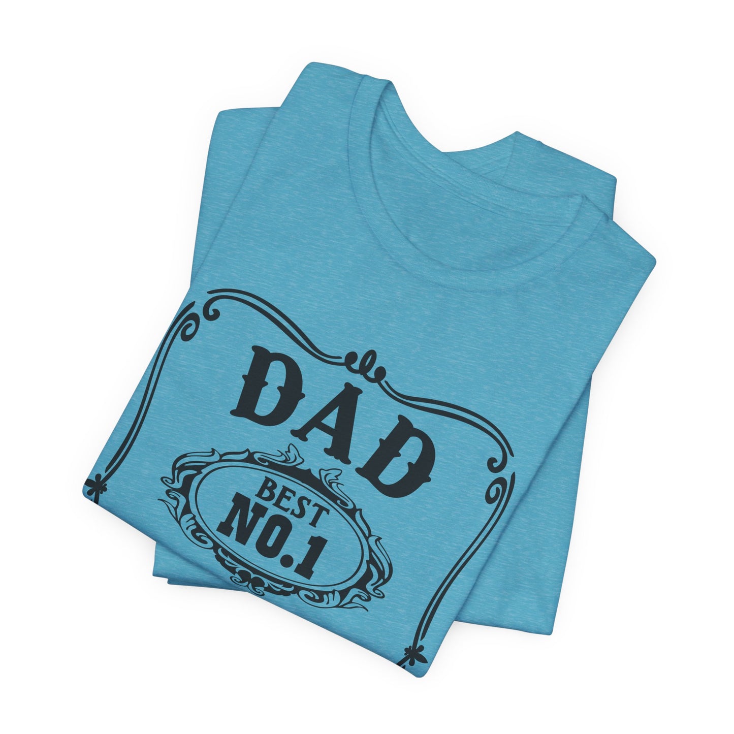 Best No.1 Dad The man, The Myth, The Legend Unisex Jersey Short Sleeve Tee