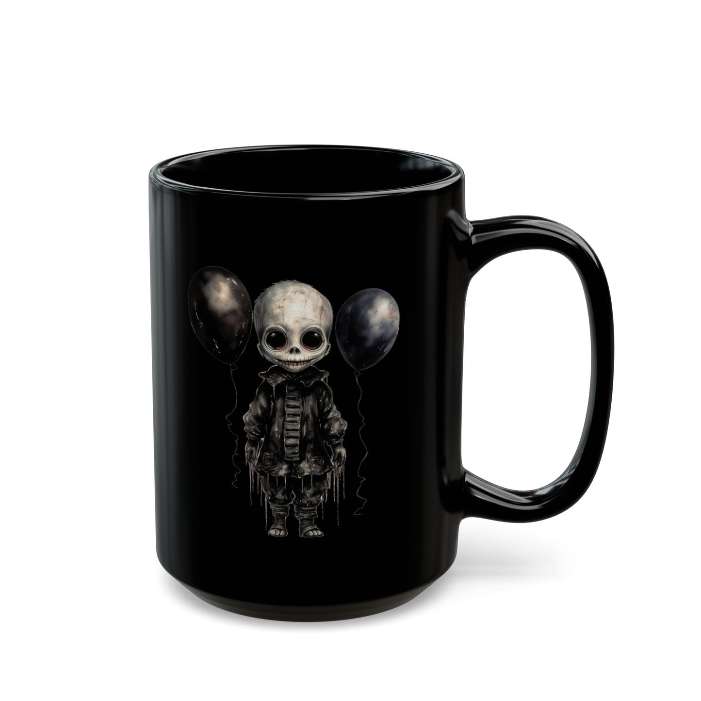 Scary Doll Black Mug (11oz, 15oz)