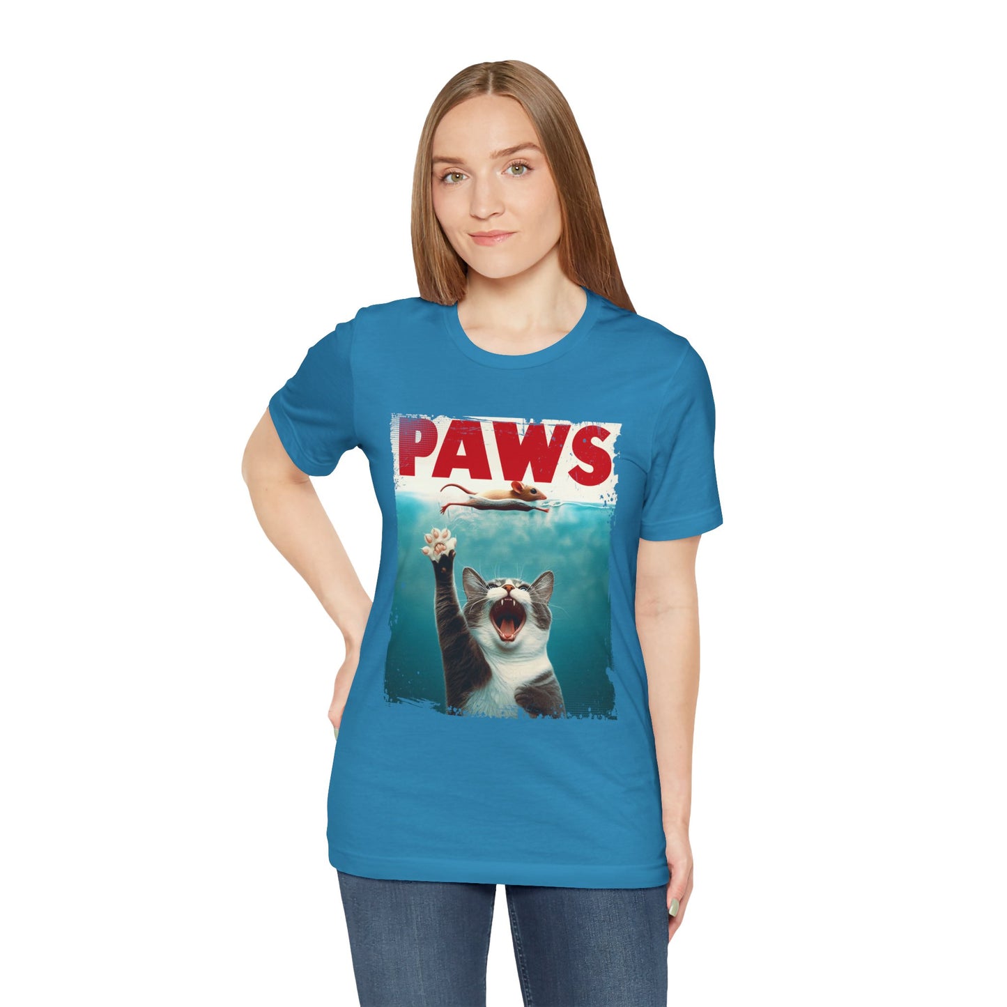 Paws Capture Beneath the Surface Unisex Jersey Short Sleeve Tee