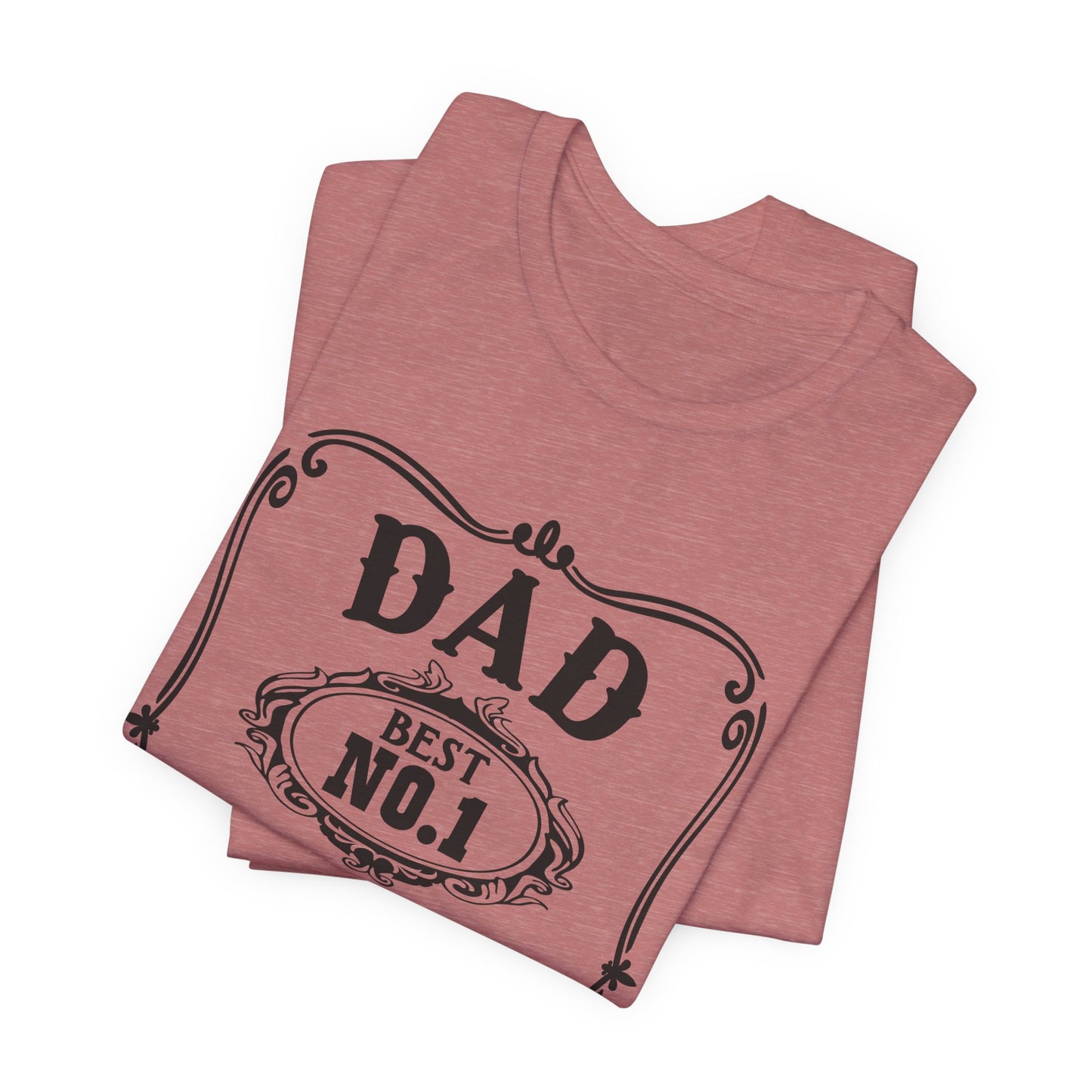 Best No.1 Dad The man, The Myth, The Legend Unisex Jersey Short Sleeve Tee