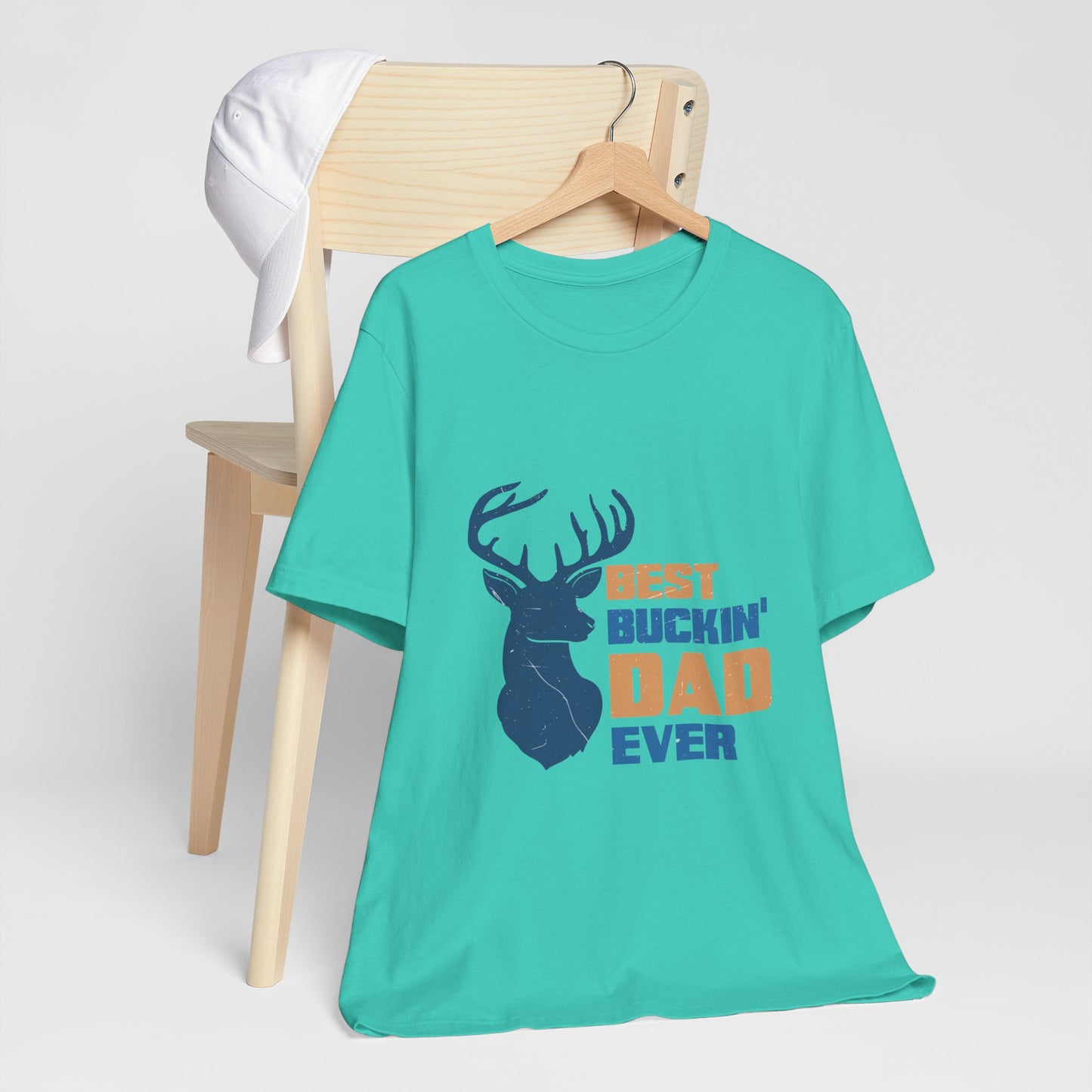 Best Buckin' Dad Ever Unisex Jersey Short Sleeve Tee