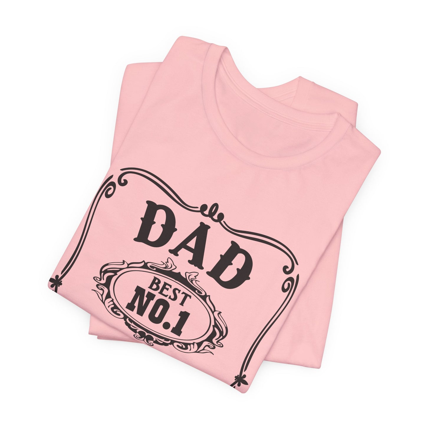 Best No.1 Dad The man, The Myth, The Legend Unisex Jersey Short Sleeve Tee