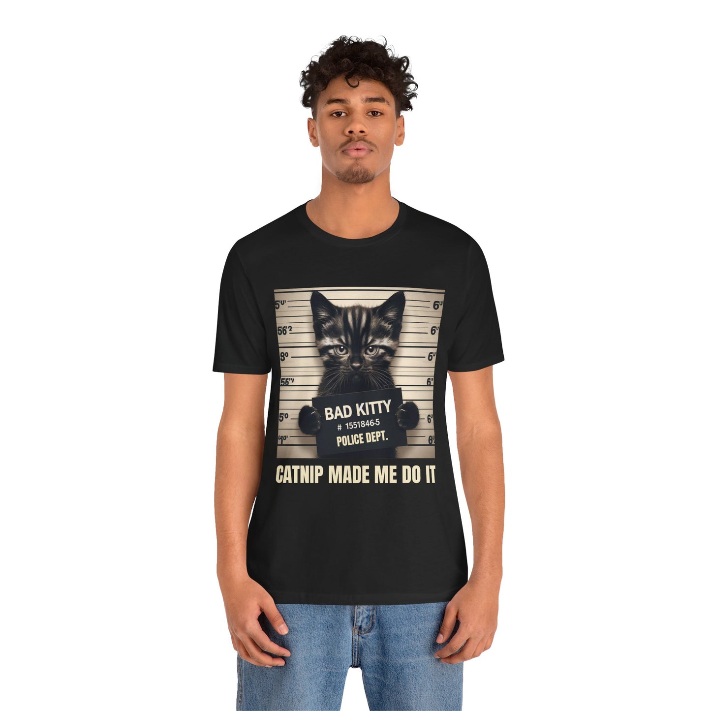 Catnip Made Me Do It Unisex Jersey Short Sleeve Tee