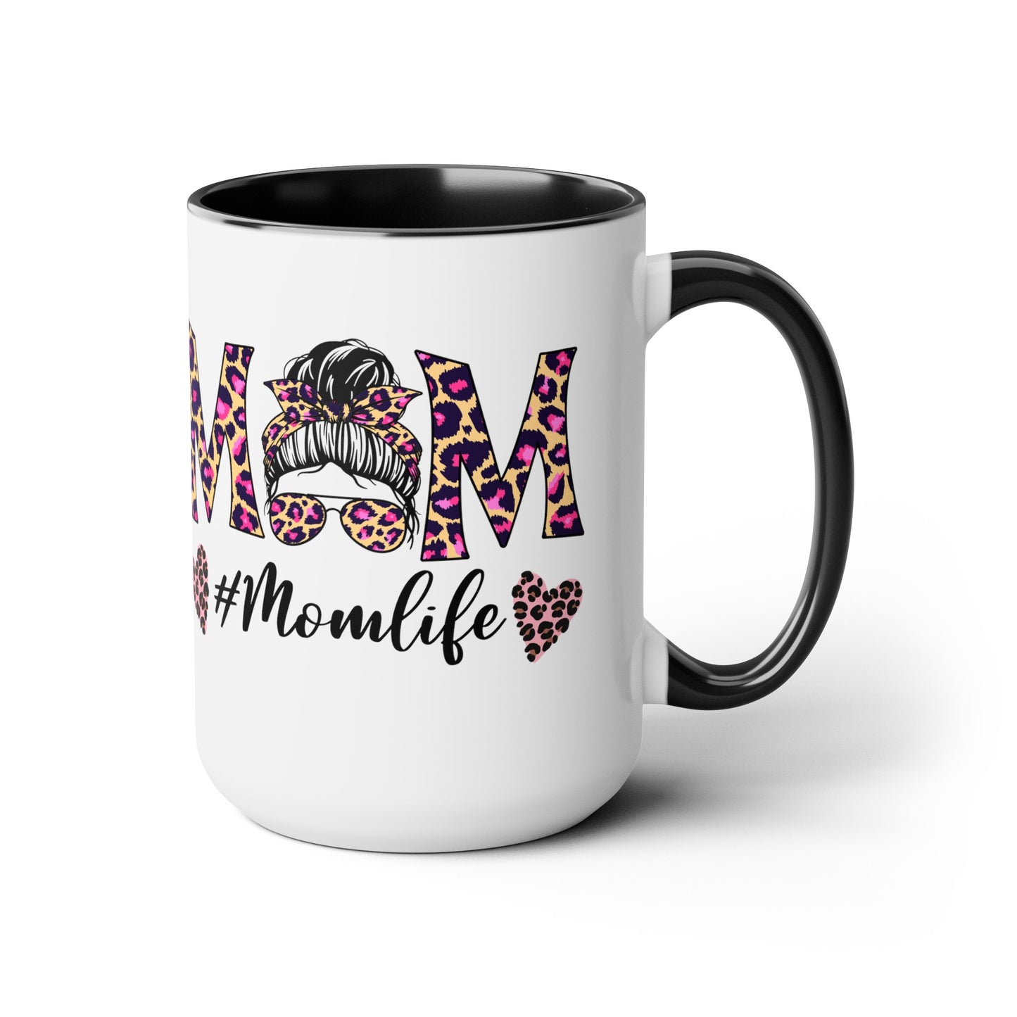 Mama Two-Tone Coffee Mugs, 15oz