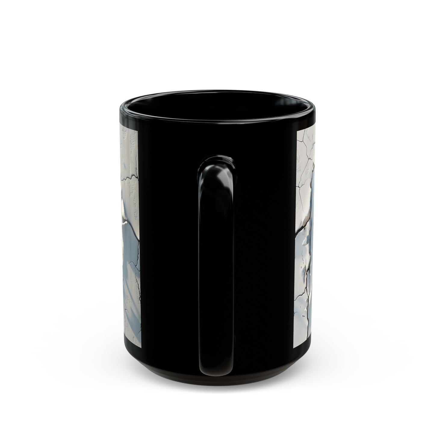3D looking Dad Black Coffee Mug (11oz, 15oz)