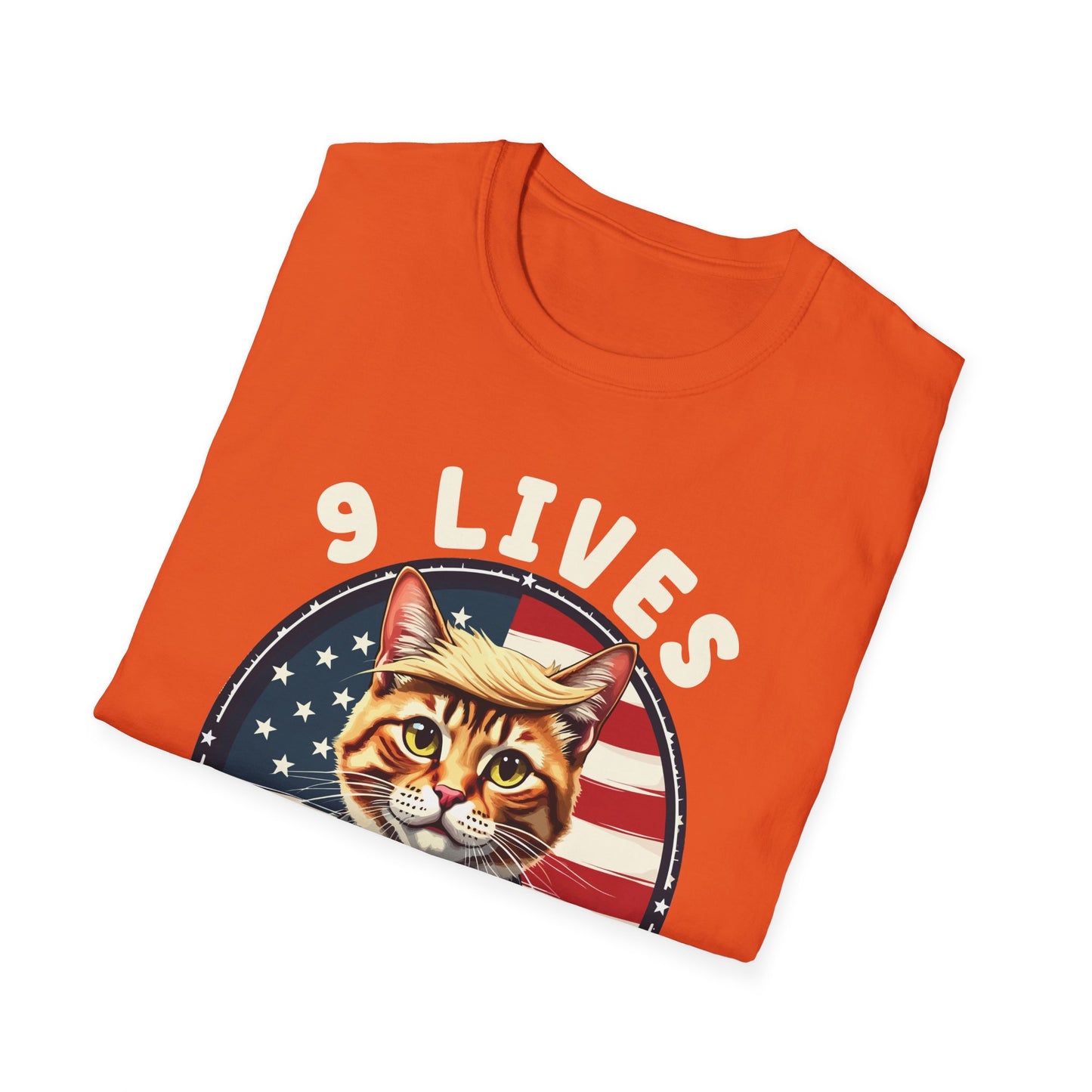 9 lives Unisex Softstyle T-Shirt