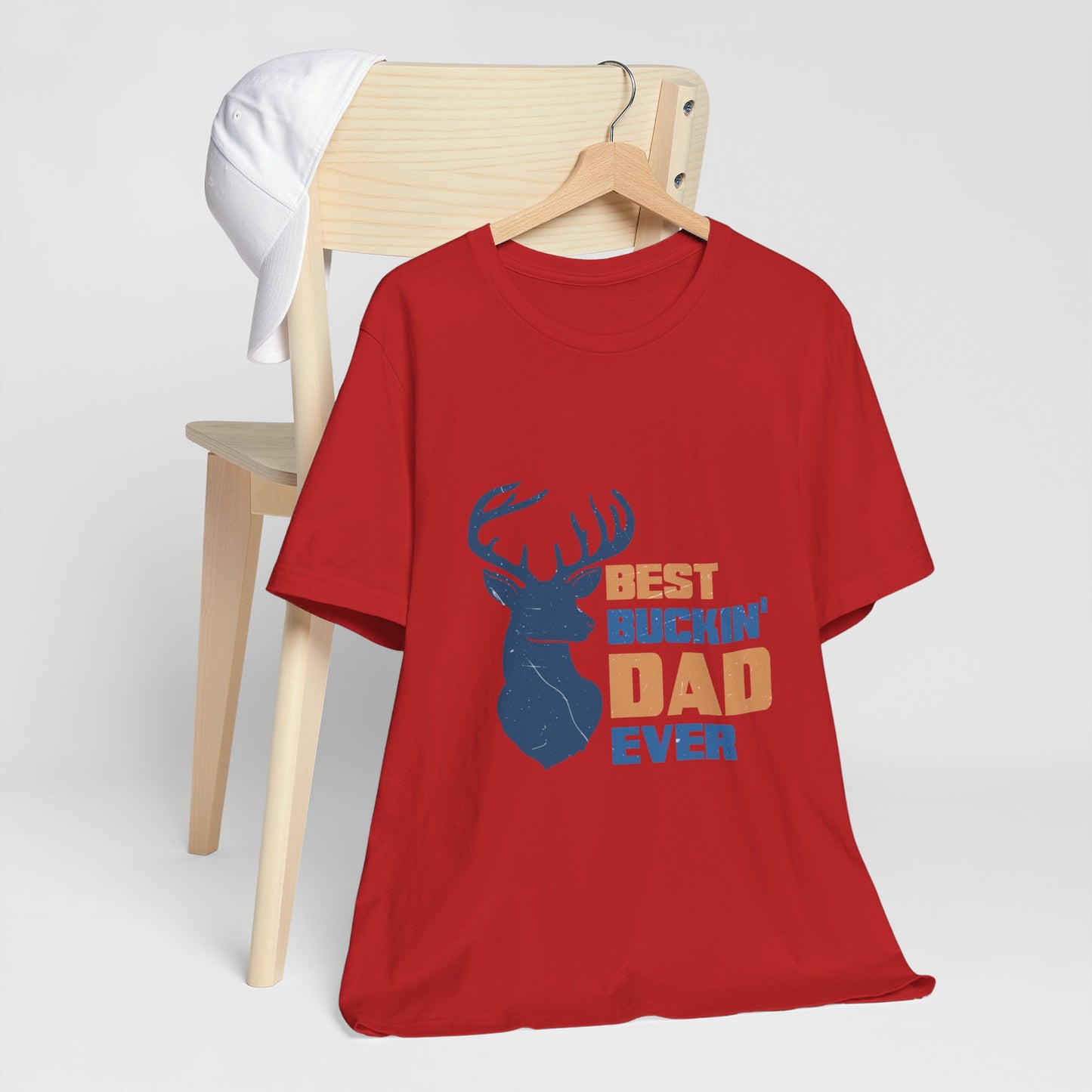 Best Buckin' Dad Ever Unisex Jersey Short Sleeve Tee