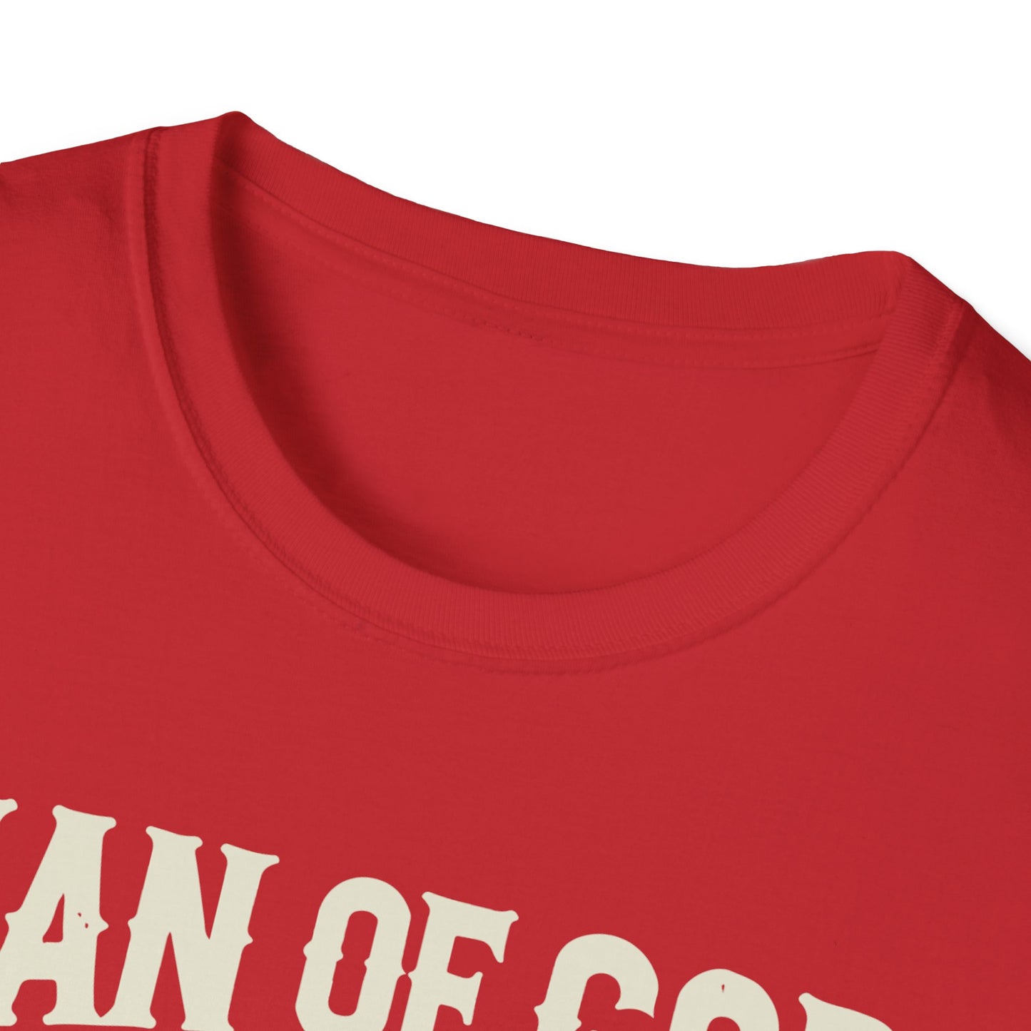 Man of God Unisex Softstyle T-Shirt
