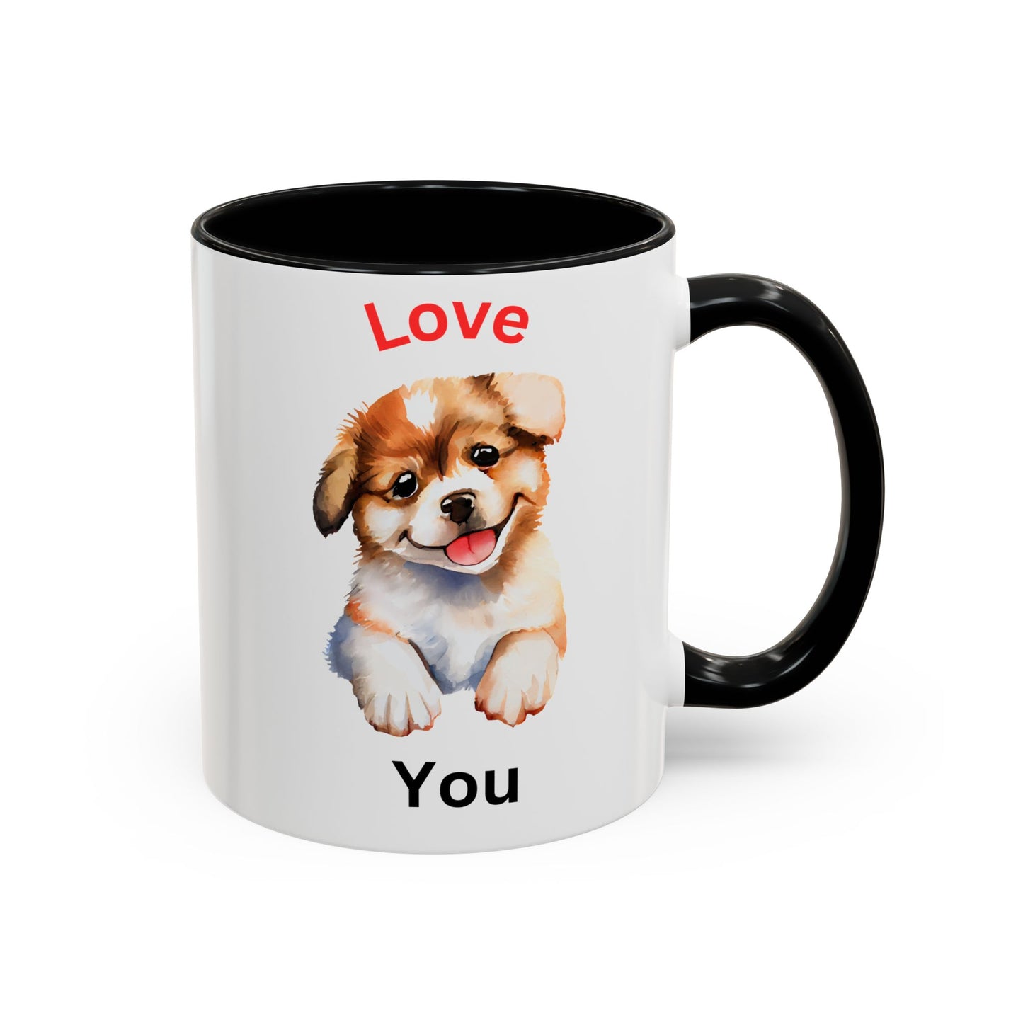 Love You Accent Coffee Mug, 11oz