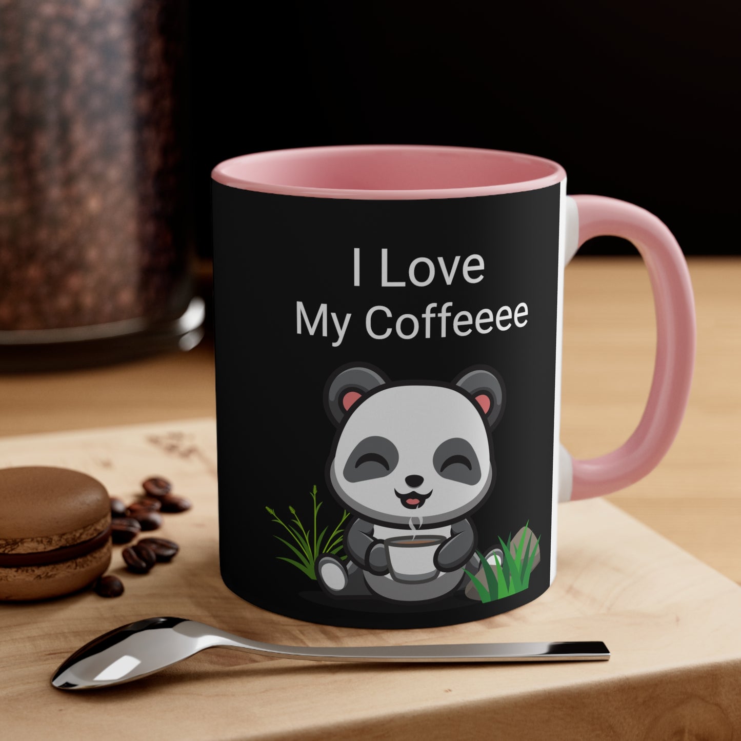 I love My Coffee Black Accent Coffee Mug, 11oz