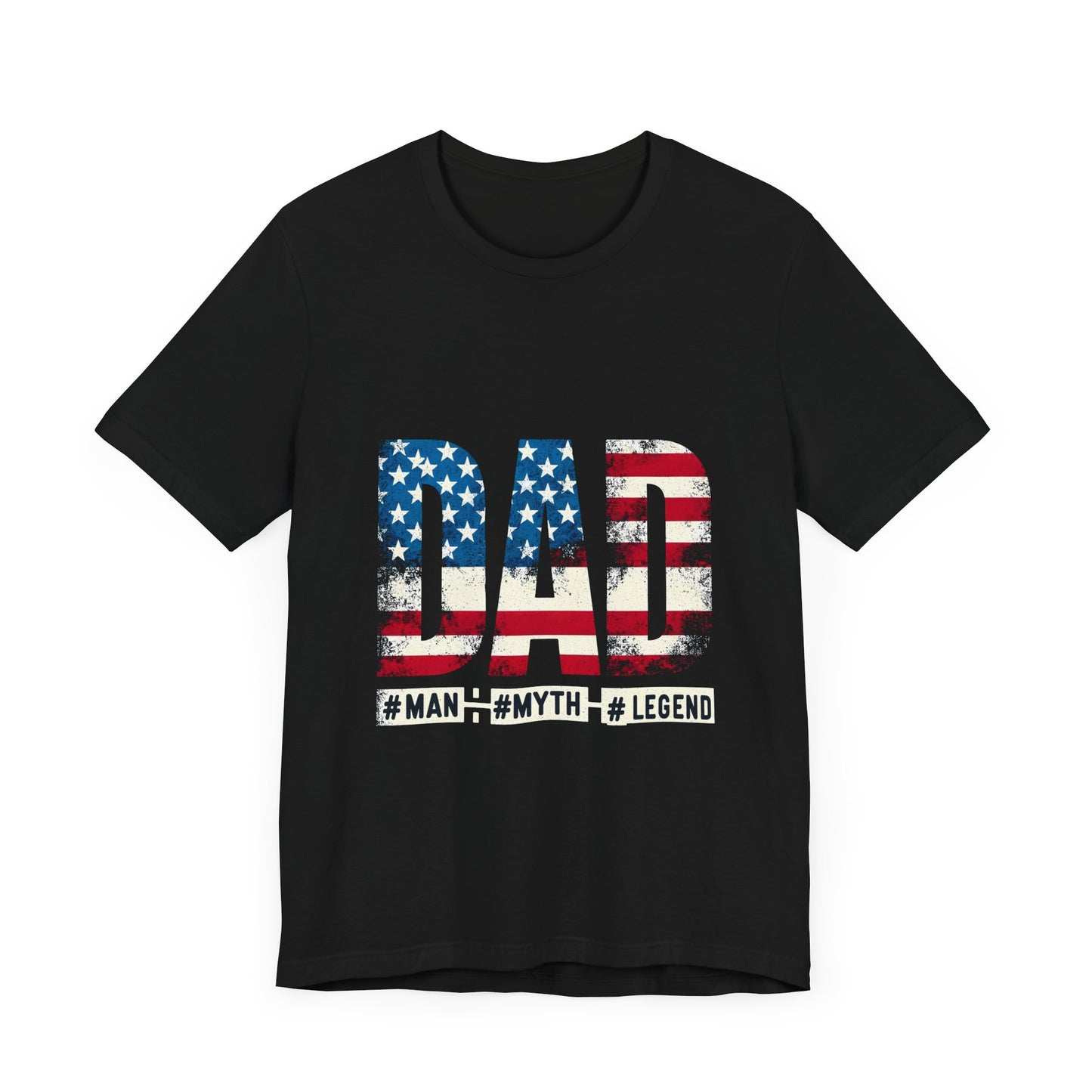 Dad The Man, The Myth, The Legend, Unisex Jersey Short Sleeve Tee