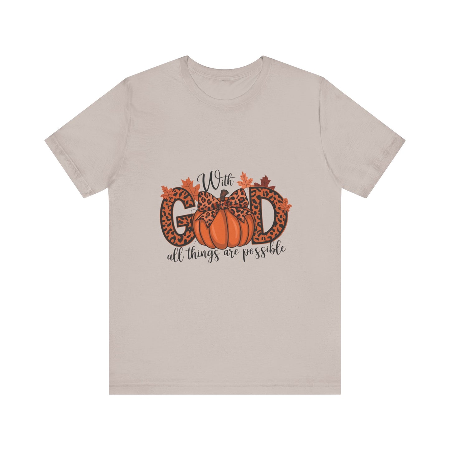 With God Unisex Jersey Short Sleeve Tee