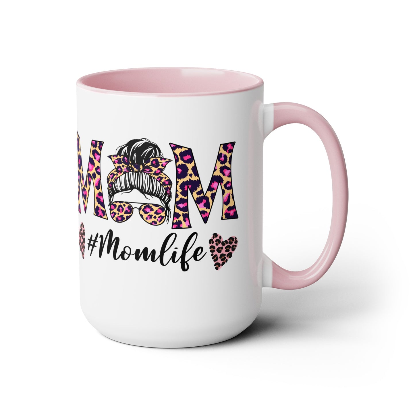 Mama Two-Tone Coffee Mugs, 15oz