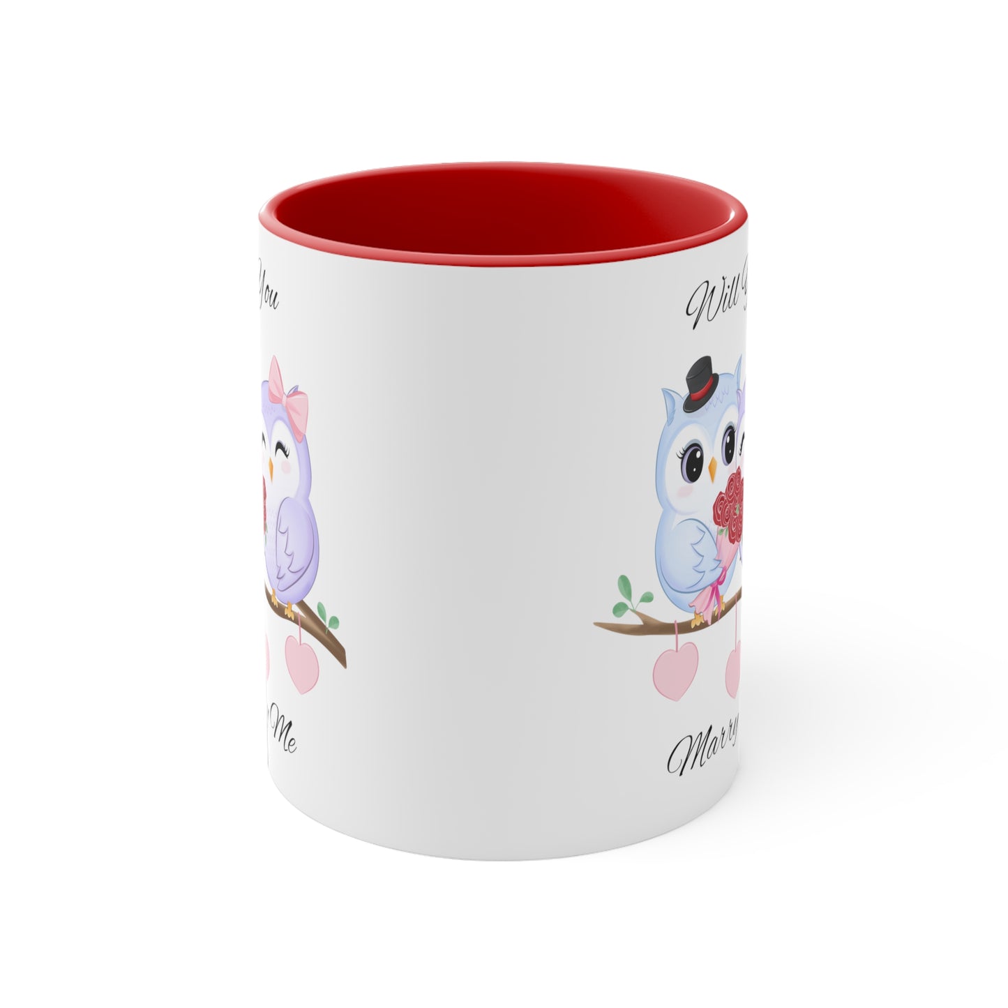 Owls Proposal Accent Coffee Mug, 11oz