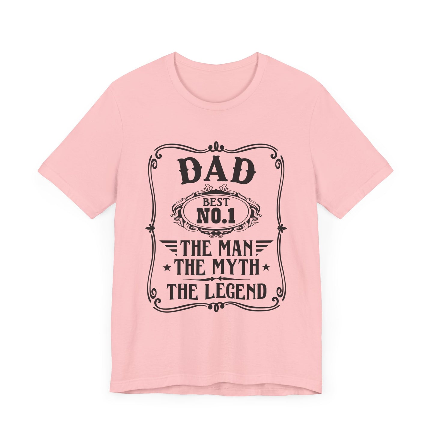 Best No.1 Dad The man, The Myth, The Legend Unisex Jersey Short Sleeve Tee