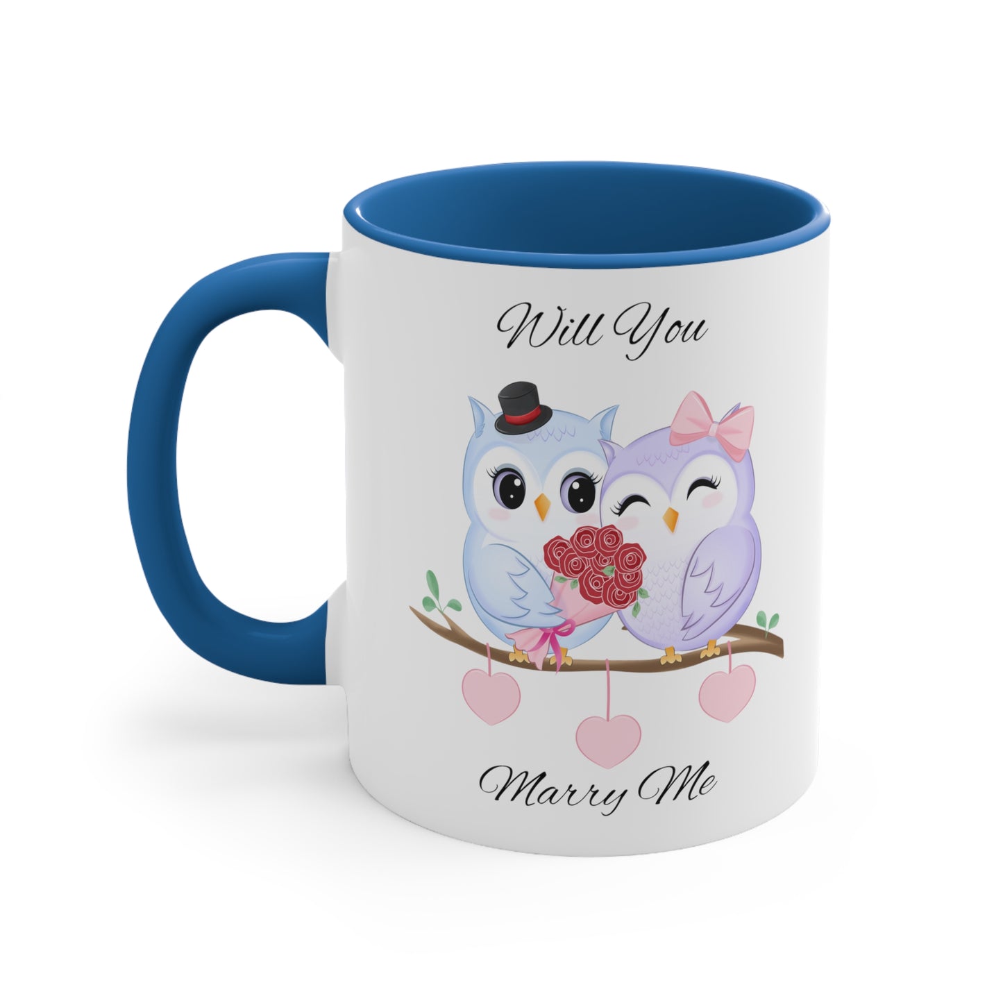 Owls Proposal Accent Coffee Mug, 11oz