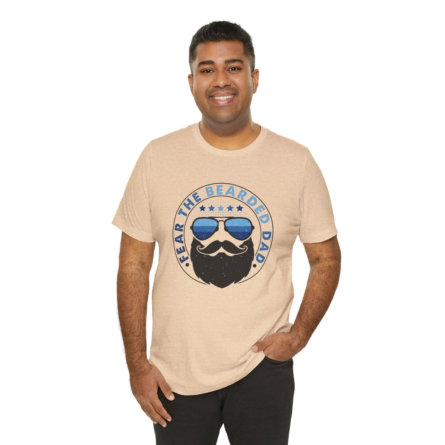 Fear The Beaded Dad Unisex Jersey Short Sleeve Tee