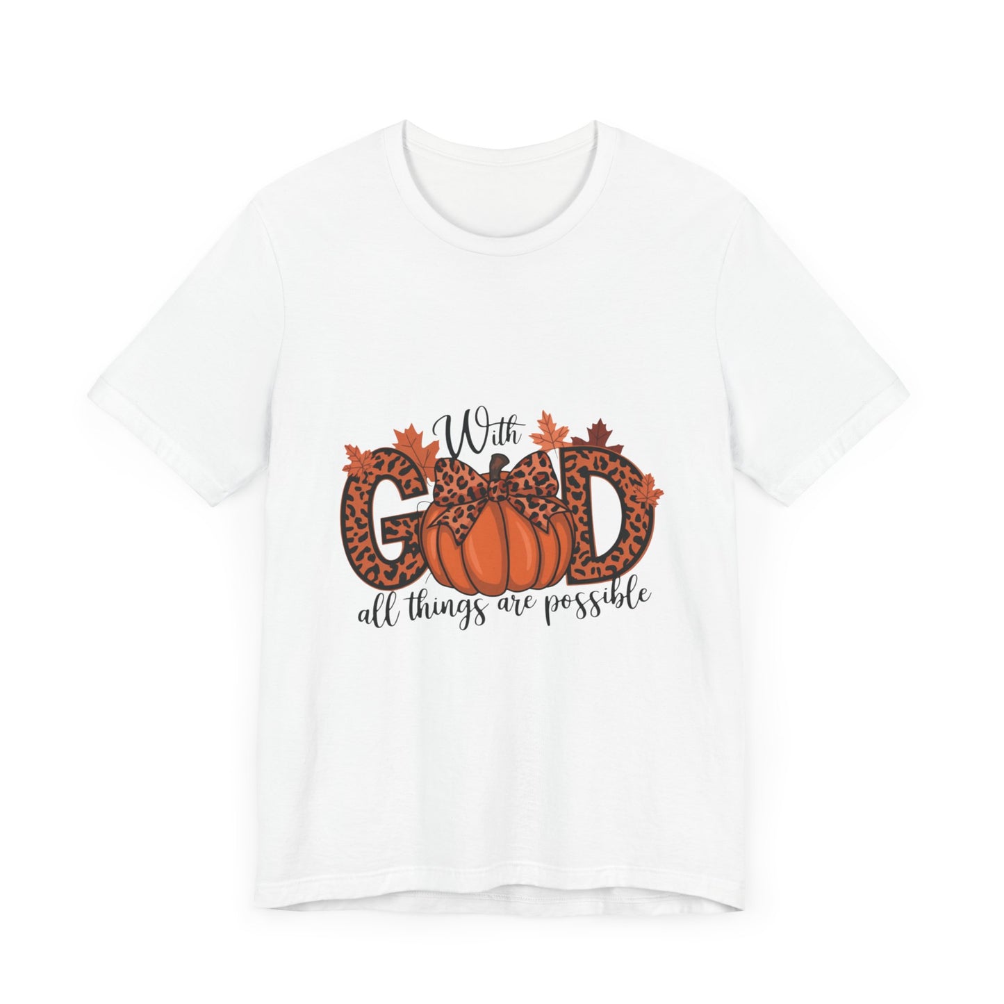 With God Unisex Jersey Short Sleeve Tee