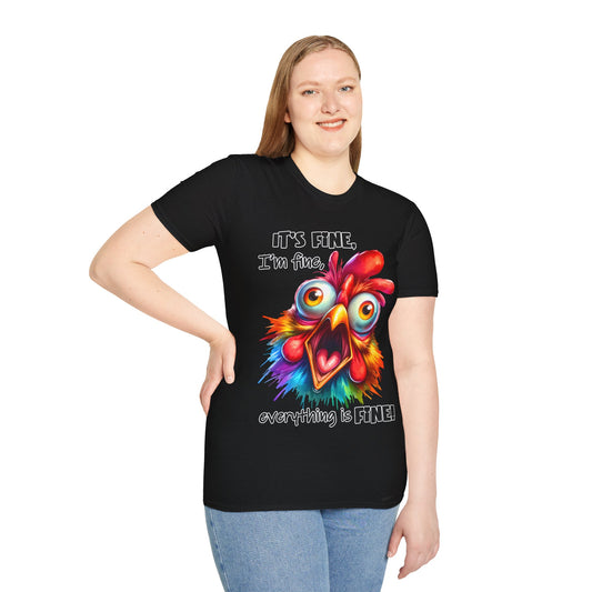 It's Fine, I'm Fine, Everything is Fine! Unisex Softstyle T-Shirt