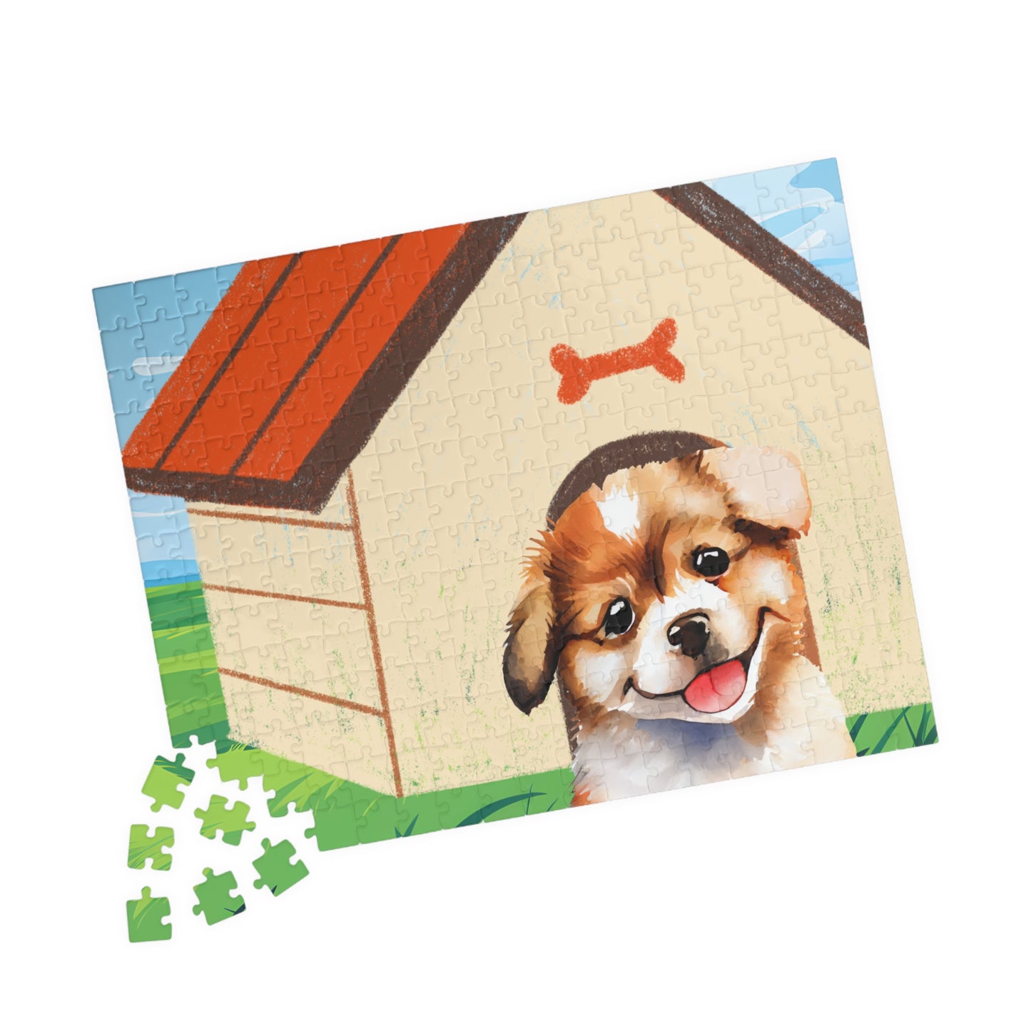 Dog House Puzzle (110, 252)