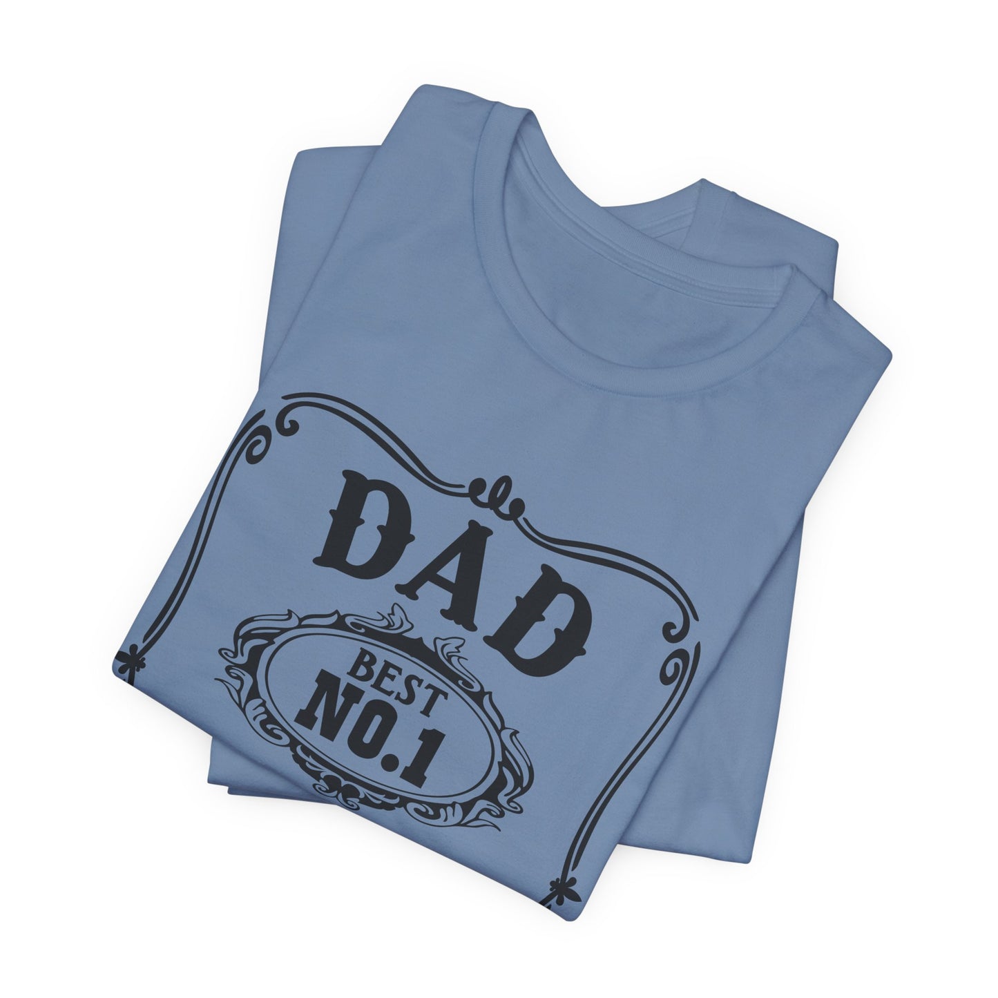 Best No.1 Dad The man, The Myth, The Legend Unisex Jersey Short Sleeve Tee