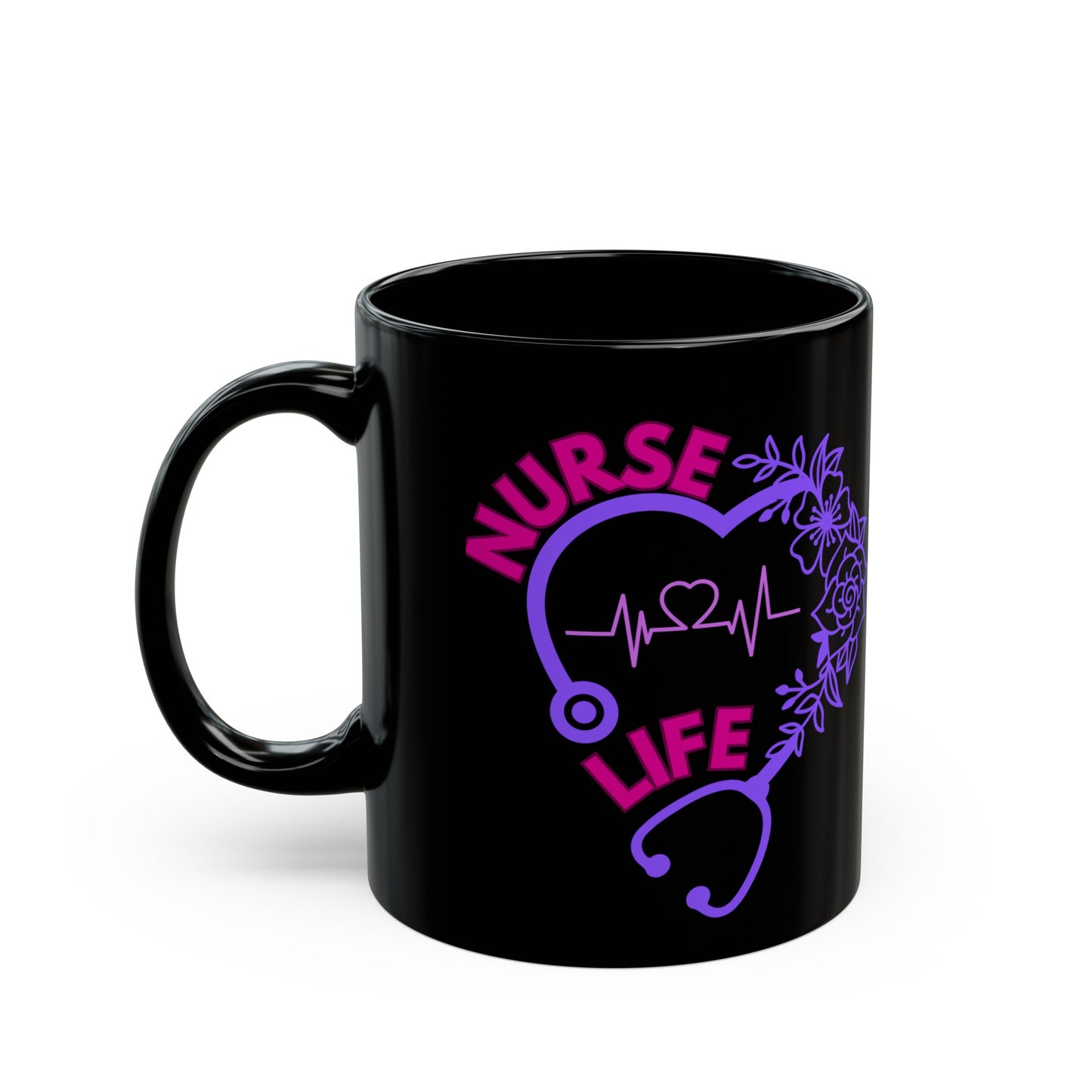 NURSE Black Mug (11oz, 15 oz)