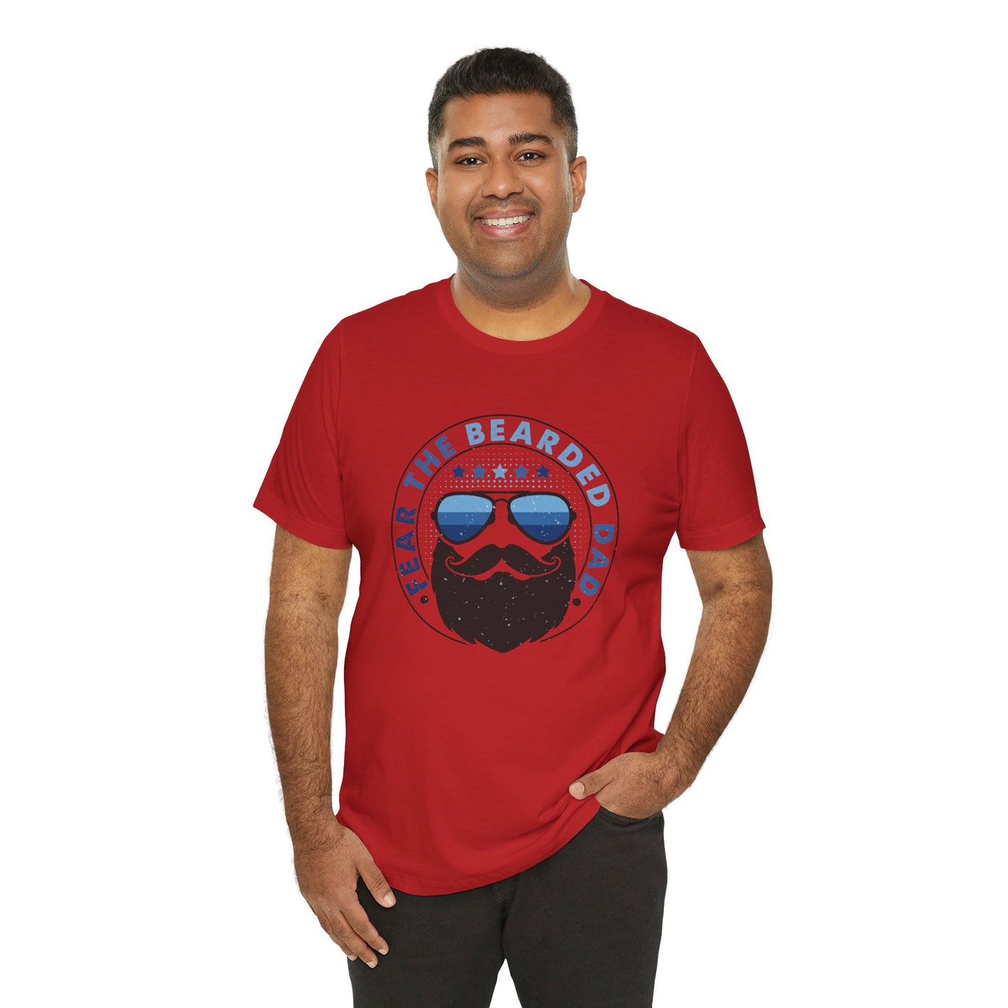 Fear The Beaded Dad Unisex Jersey Short Sleeve Tee