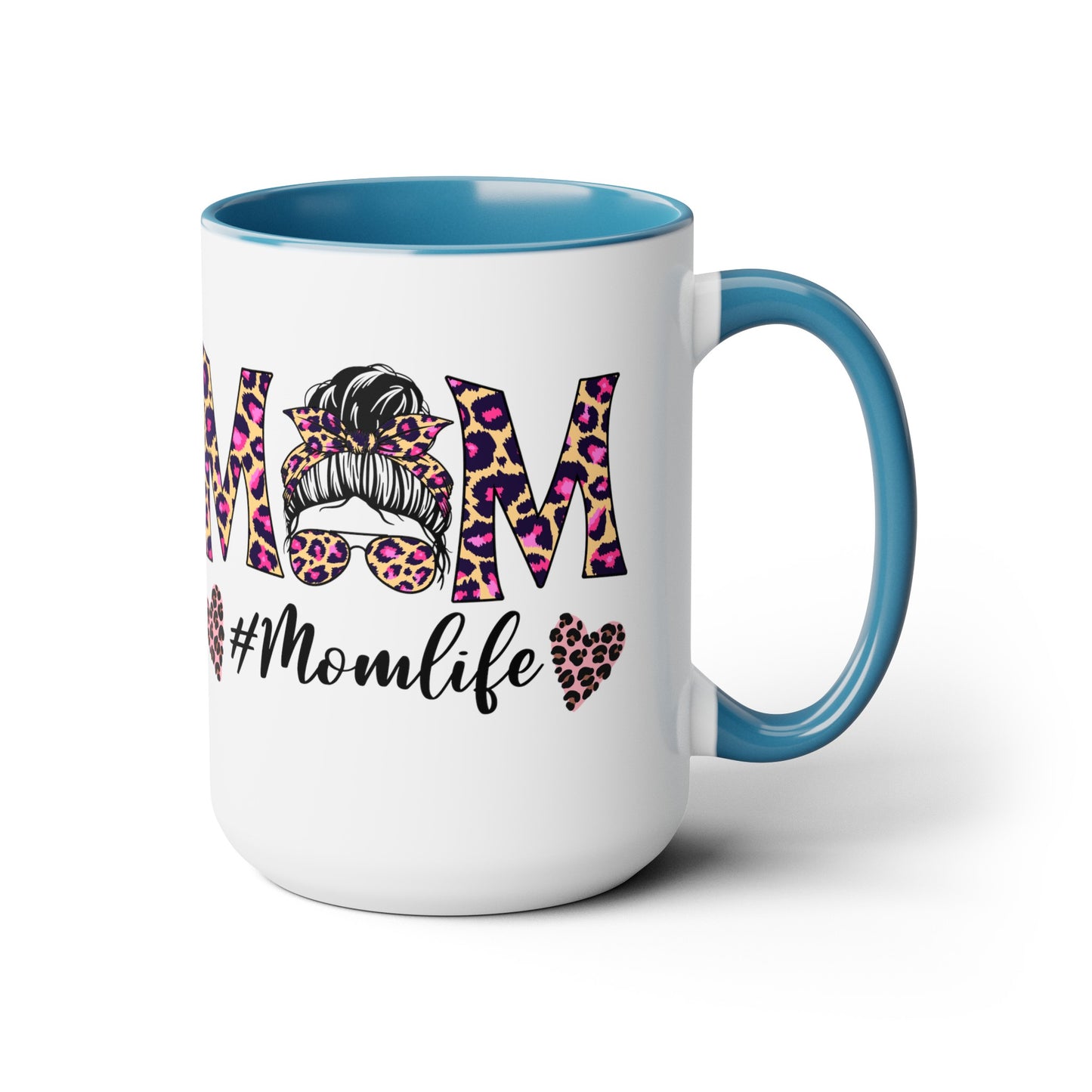 Mama Two-Tone Coffee Mugs, 15oz