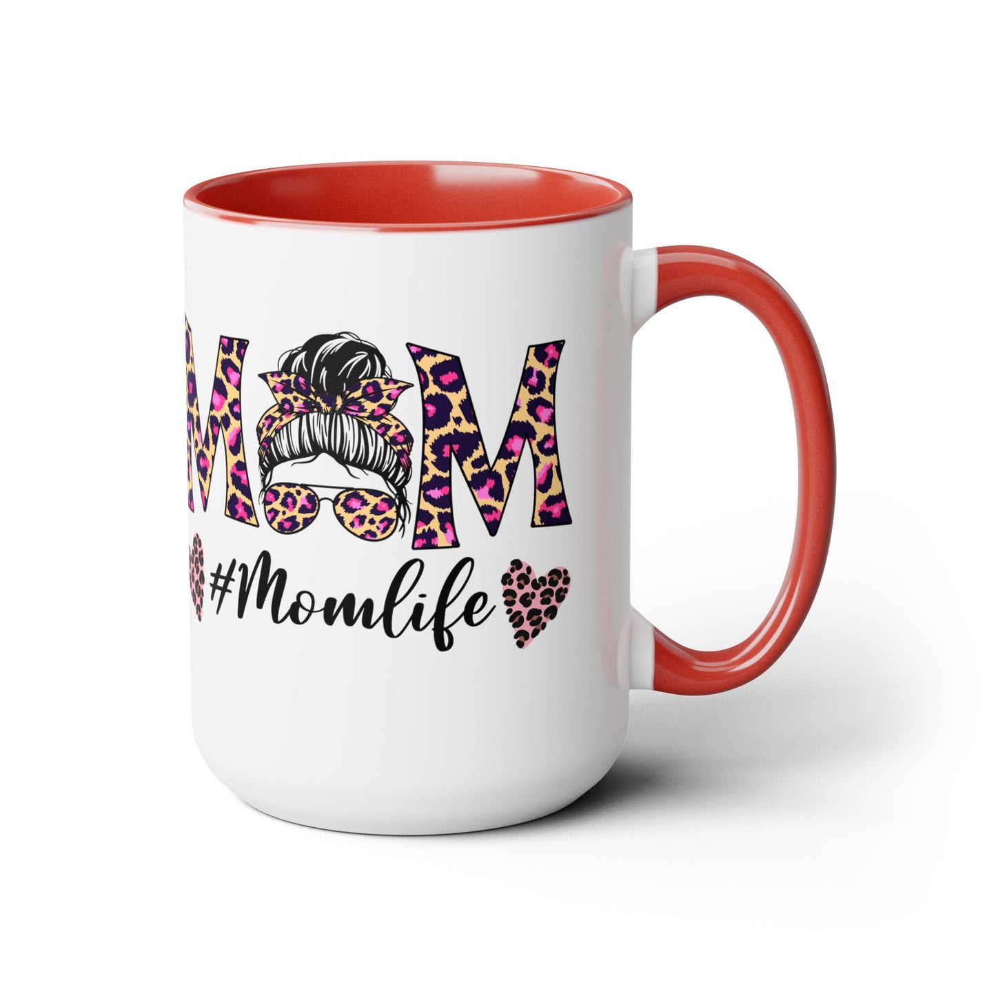 Mama Two-Tone Coffee Mugs, 15oz