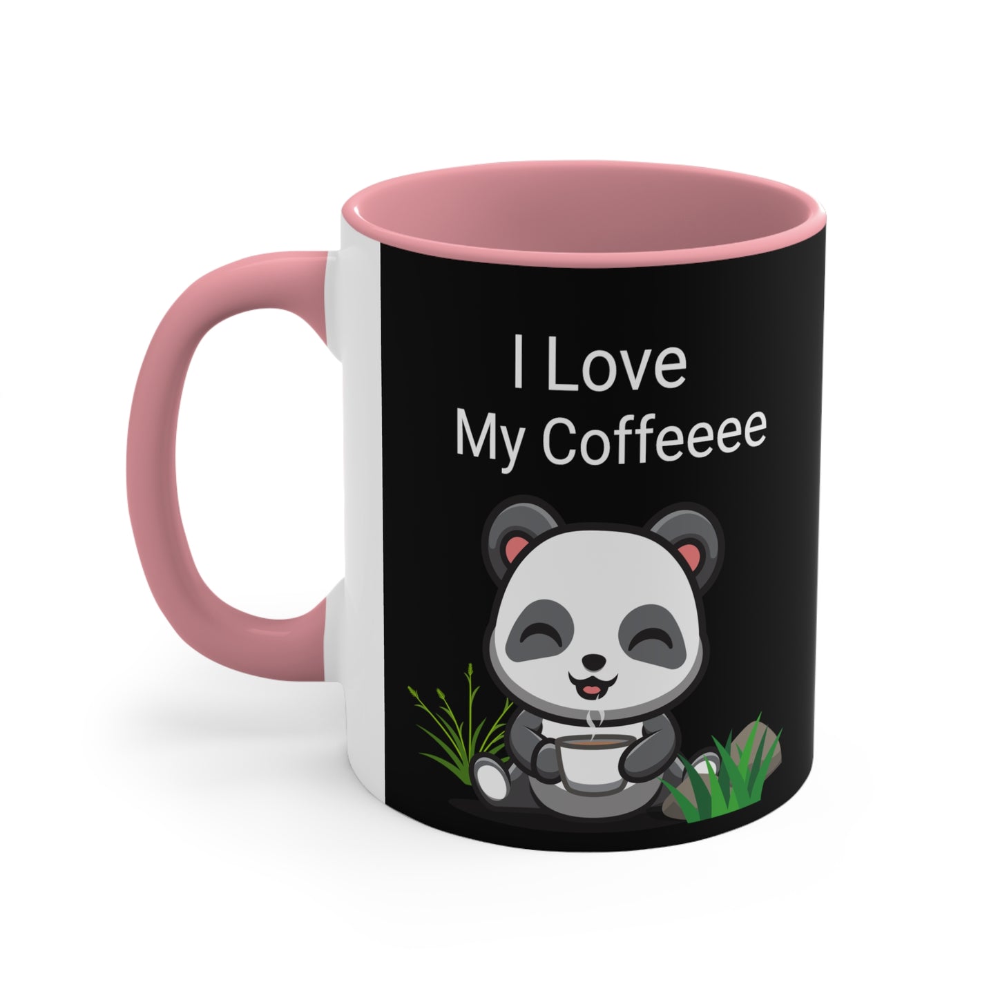 I love My Coffee Black Accent Coffee Mug, 11oz