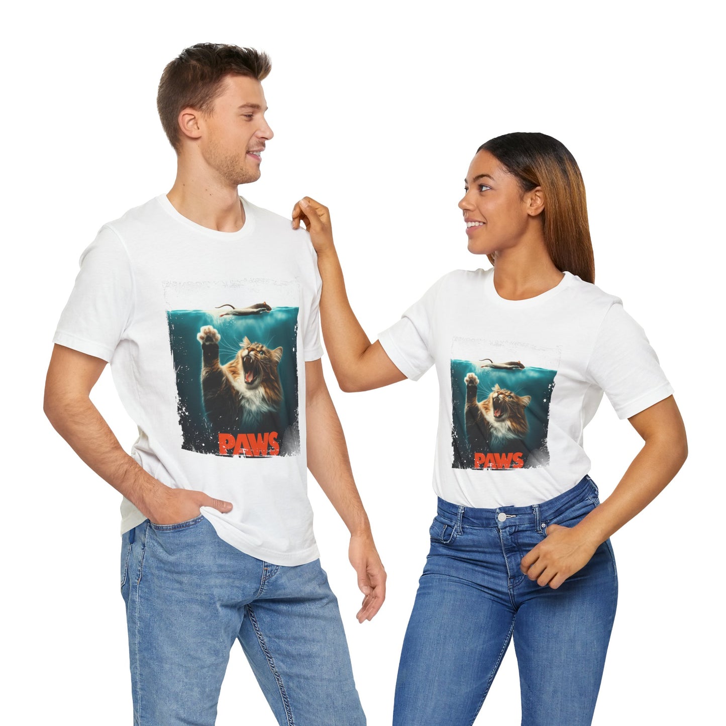Paws 2 Attack of the Fluff Unisex Jersey Short Sleeve Tee