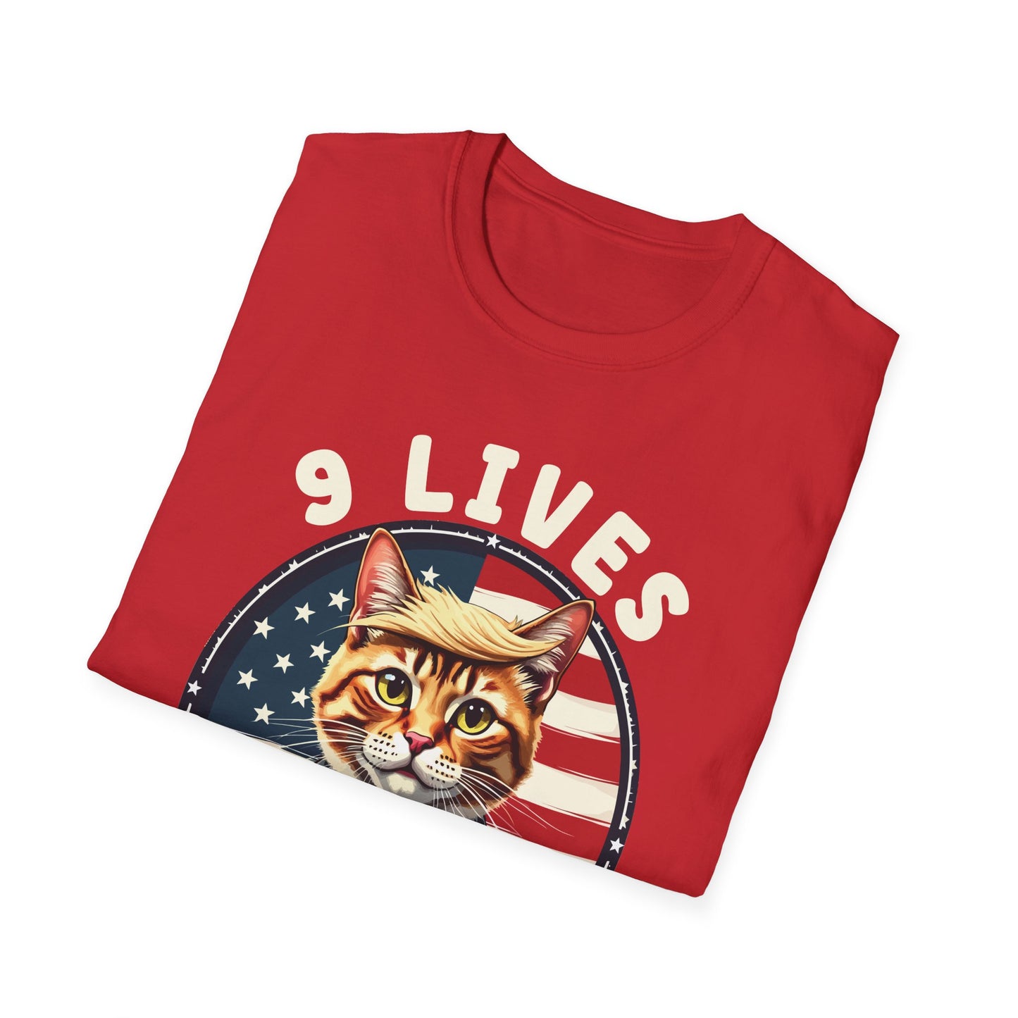 9 lives Unisex Softstyle T-Shirt
