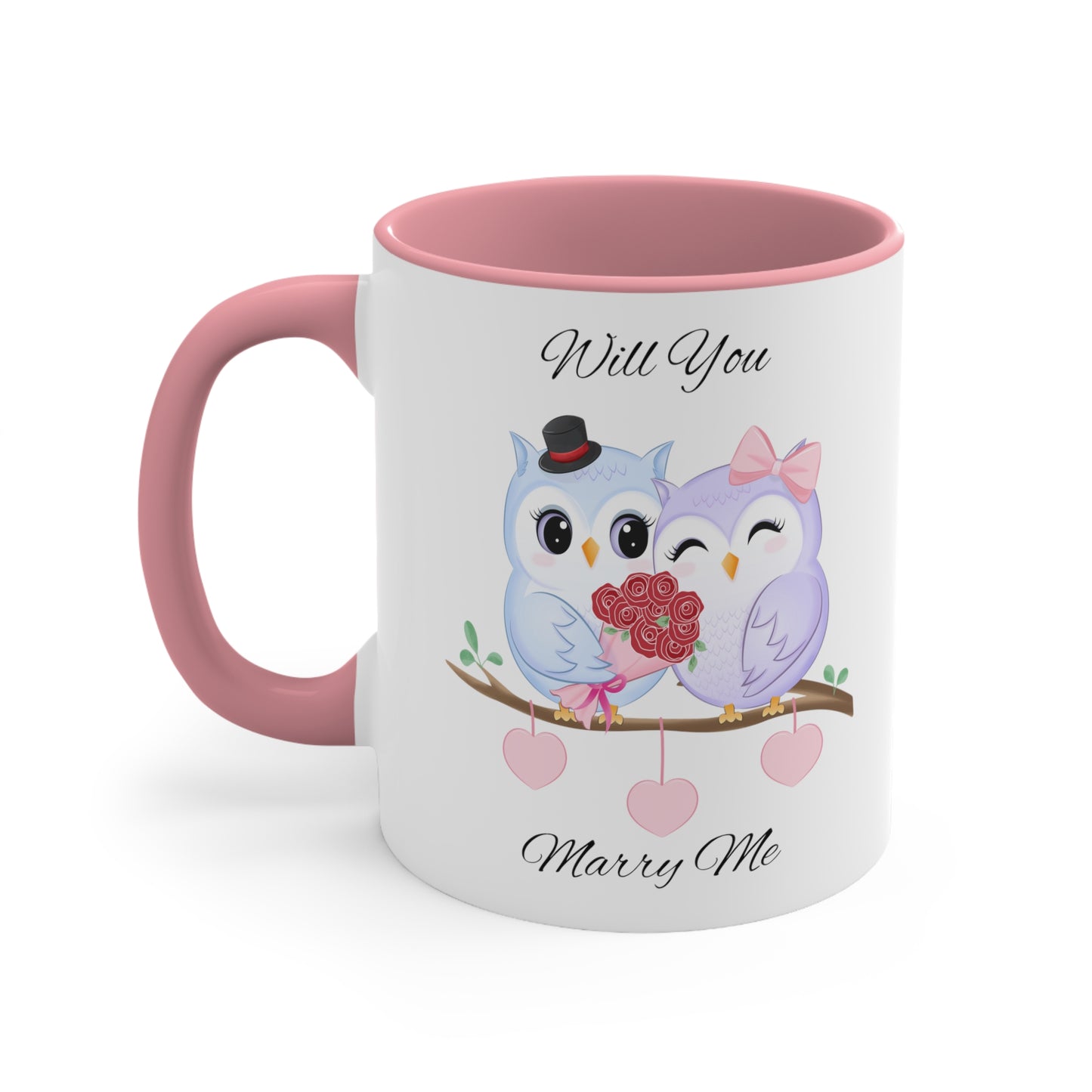 Owls Proposal Accent Coffee Mug, 11oz