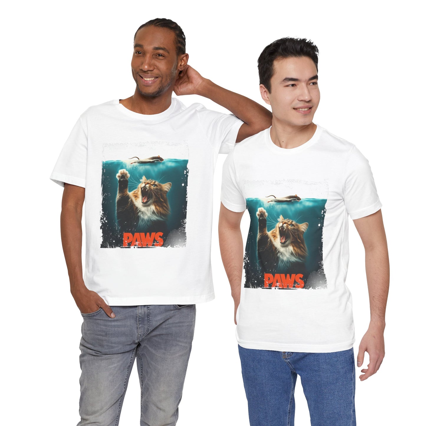 Paws 2 Attack of the Fluff Unisex Jersey Short Sleeve Tee